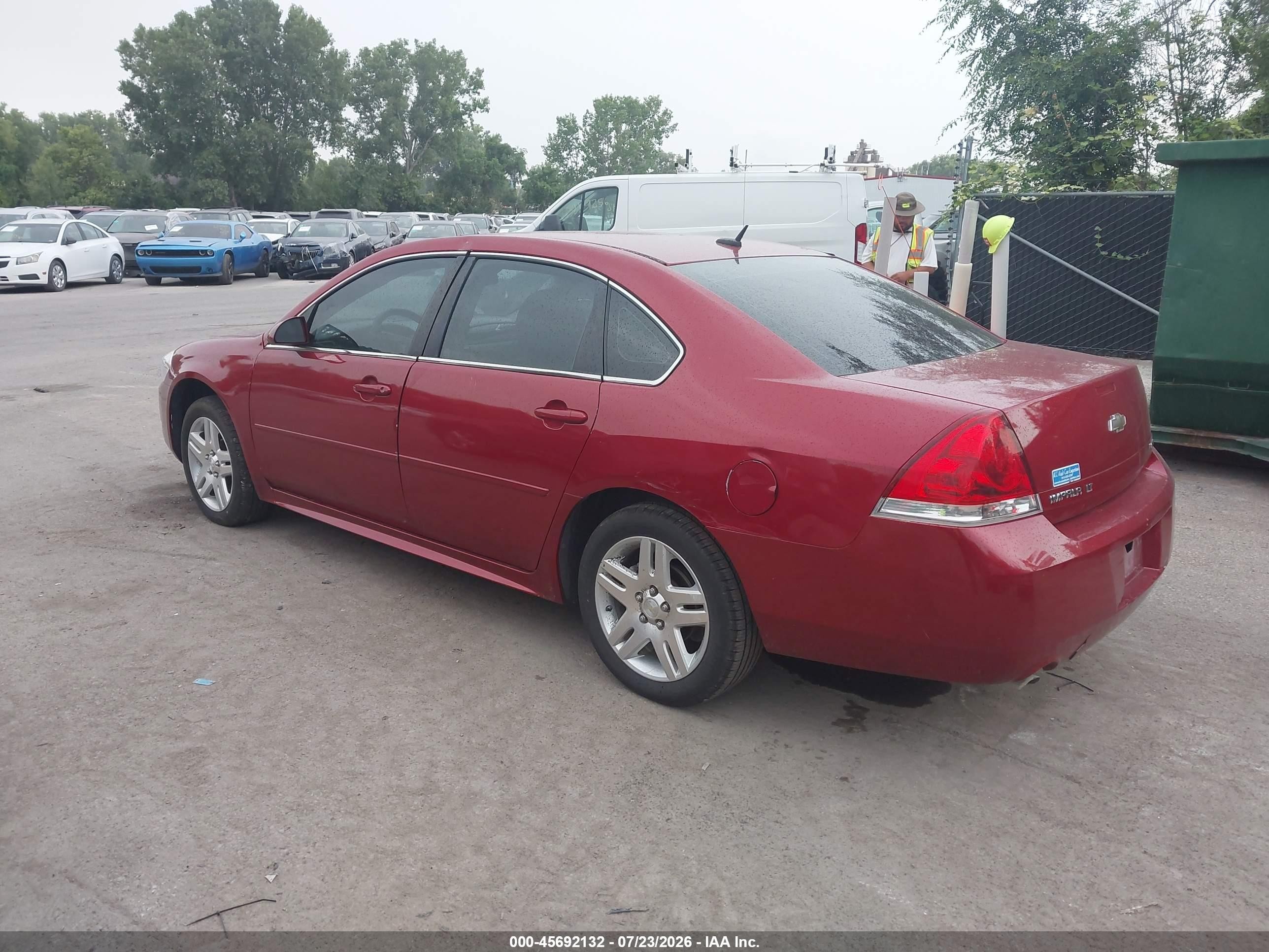 2015 Chevrolet Impala Limited Lt Red vin: 2G1WB5E38F1144289