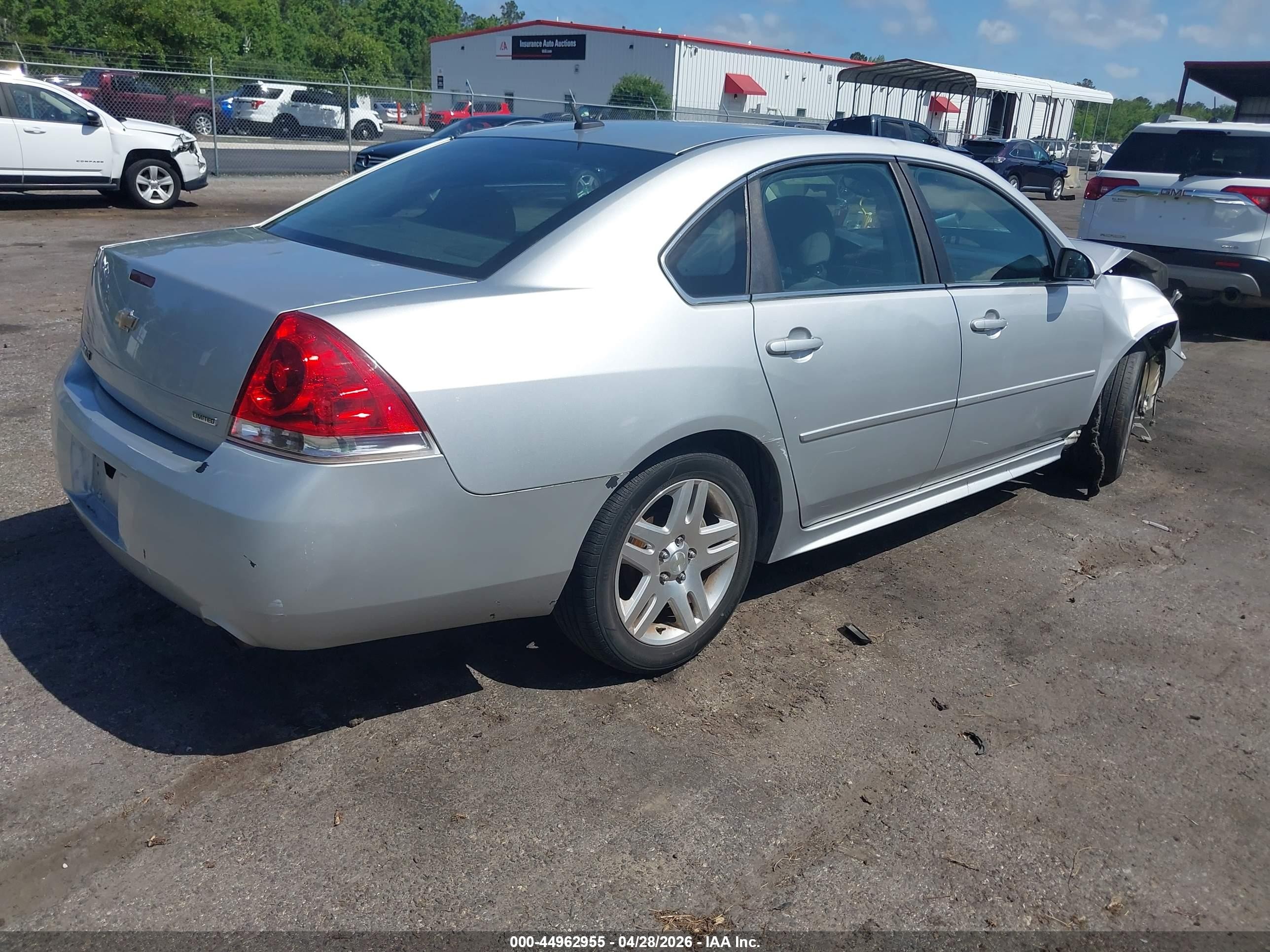 2015 Chevrolet Impala Limited Lt Silver vin: 2G1WB5E38F1149430