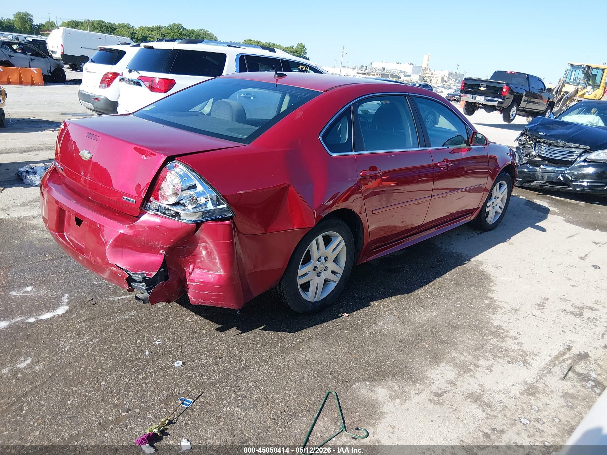 2015 Chevrolet Impala Limited Lt Red vin: 2G1WB5E38F1167605