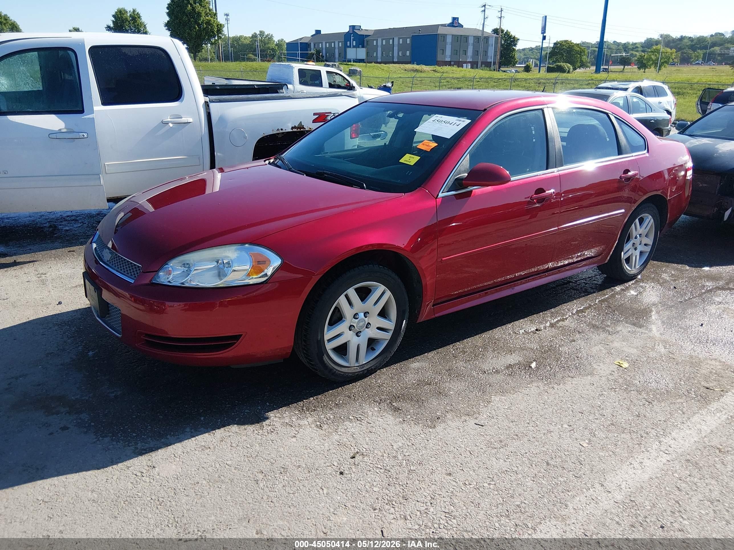 2015 Chevrolet Impala Limited Lt Red vin: 2G1WB5E38F1167605