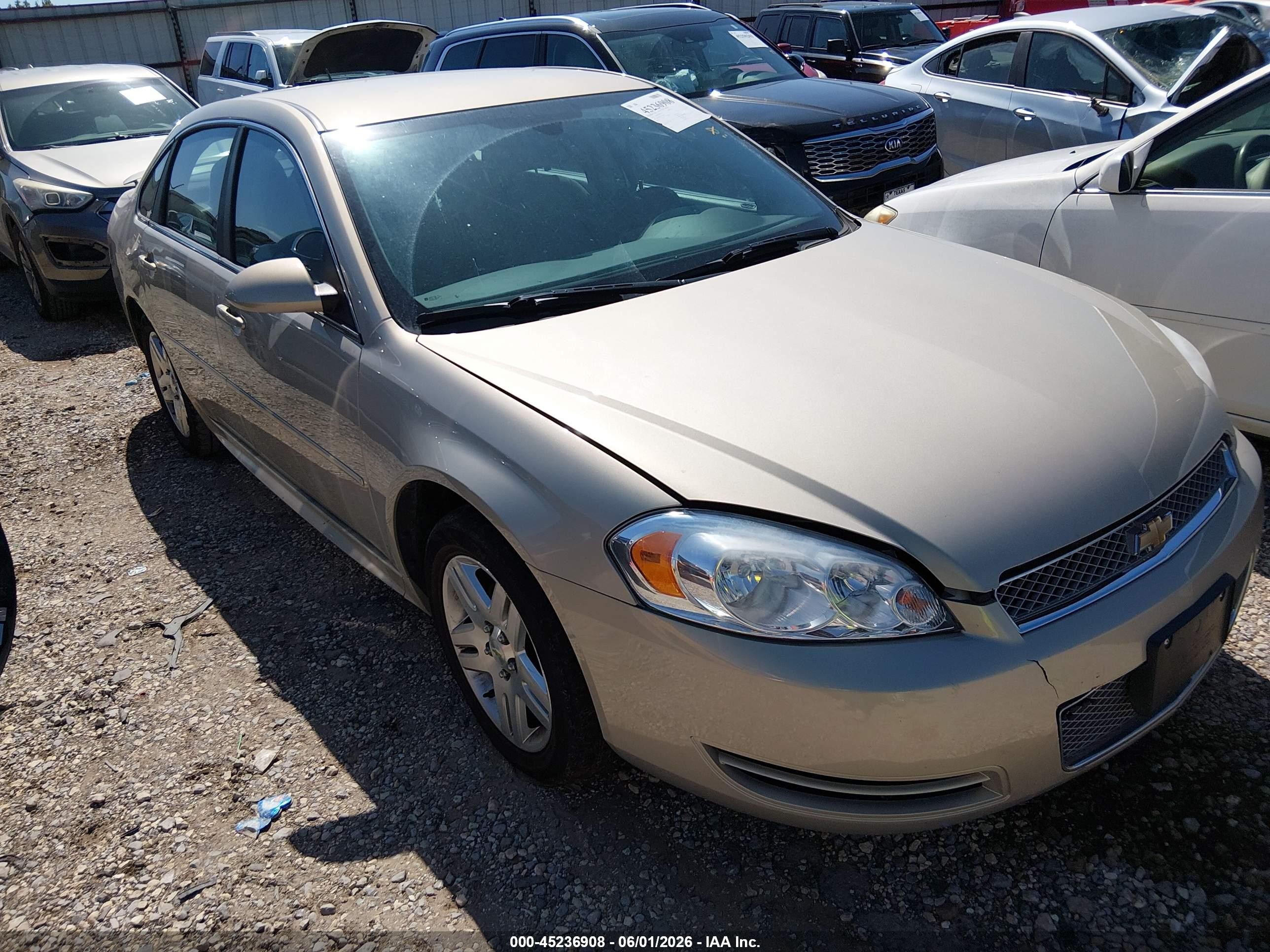 2012 Chevrolet Impala Lt Tan vin: 2G1WB5E39C1134043