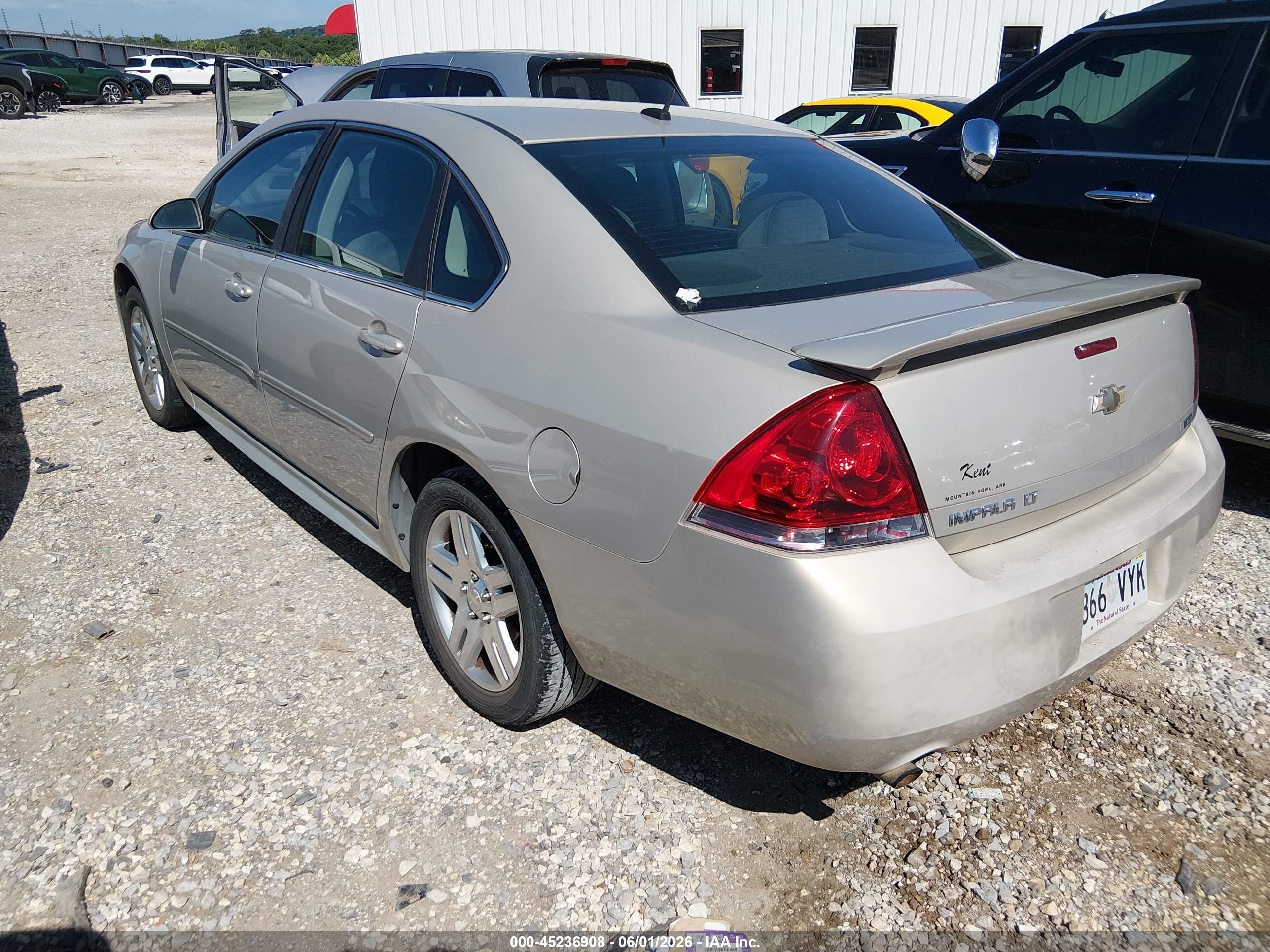 2012 Chevrolet Impala Lt Tan vin: 2G1WB5E39C1134043