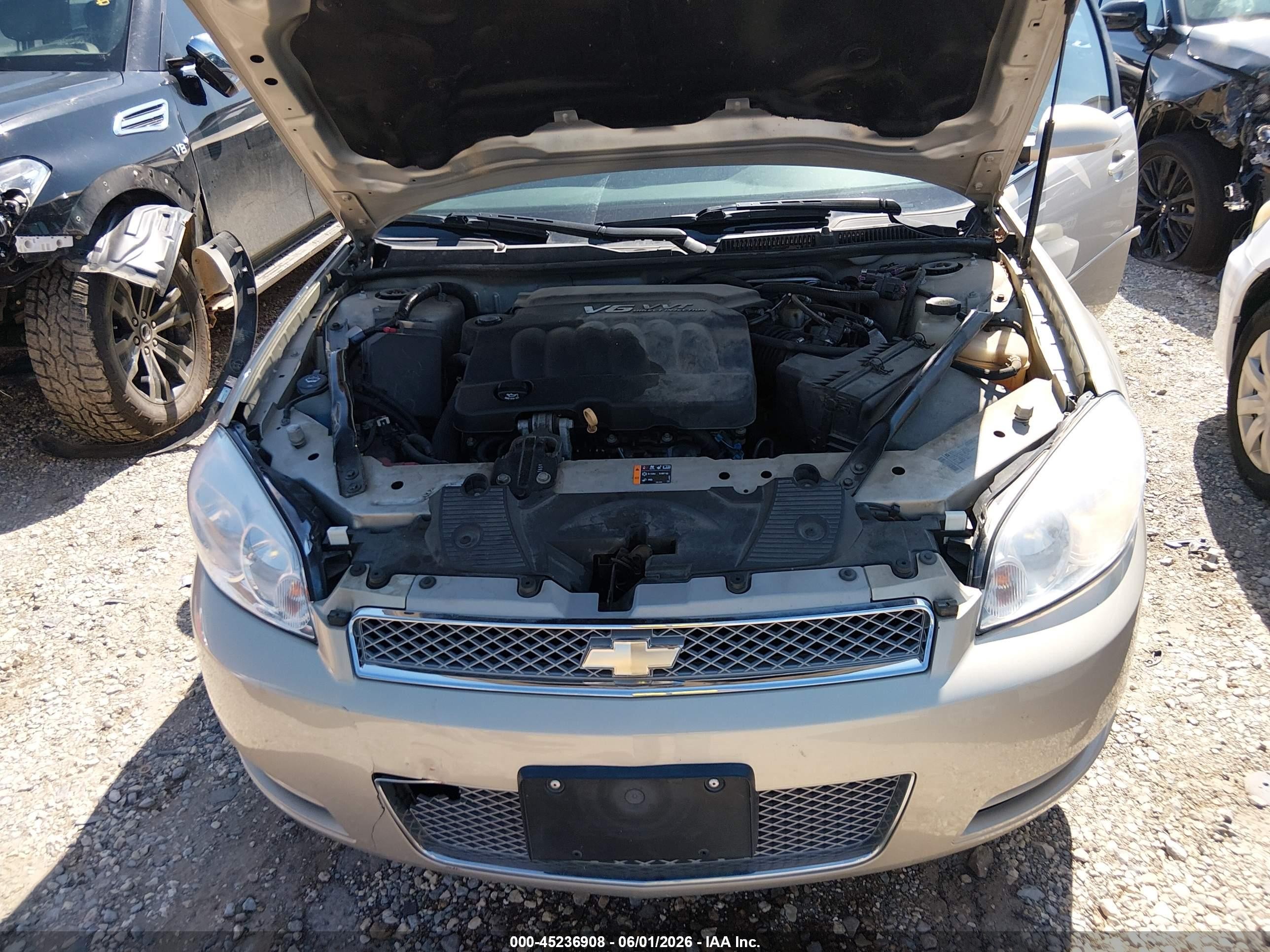 2012 Chevrolet Impala Lt Tan vin: 2G1WB5E39C1134043