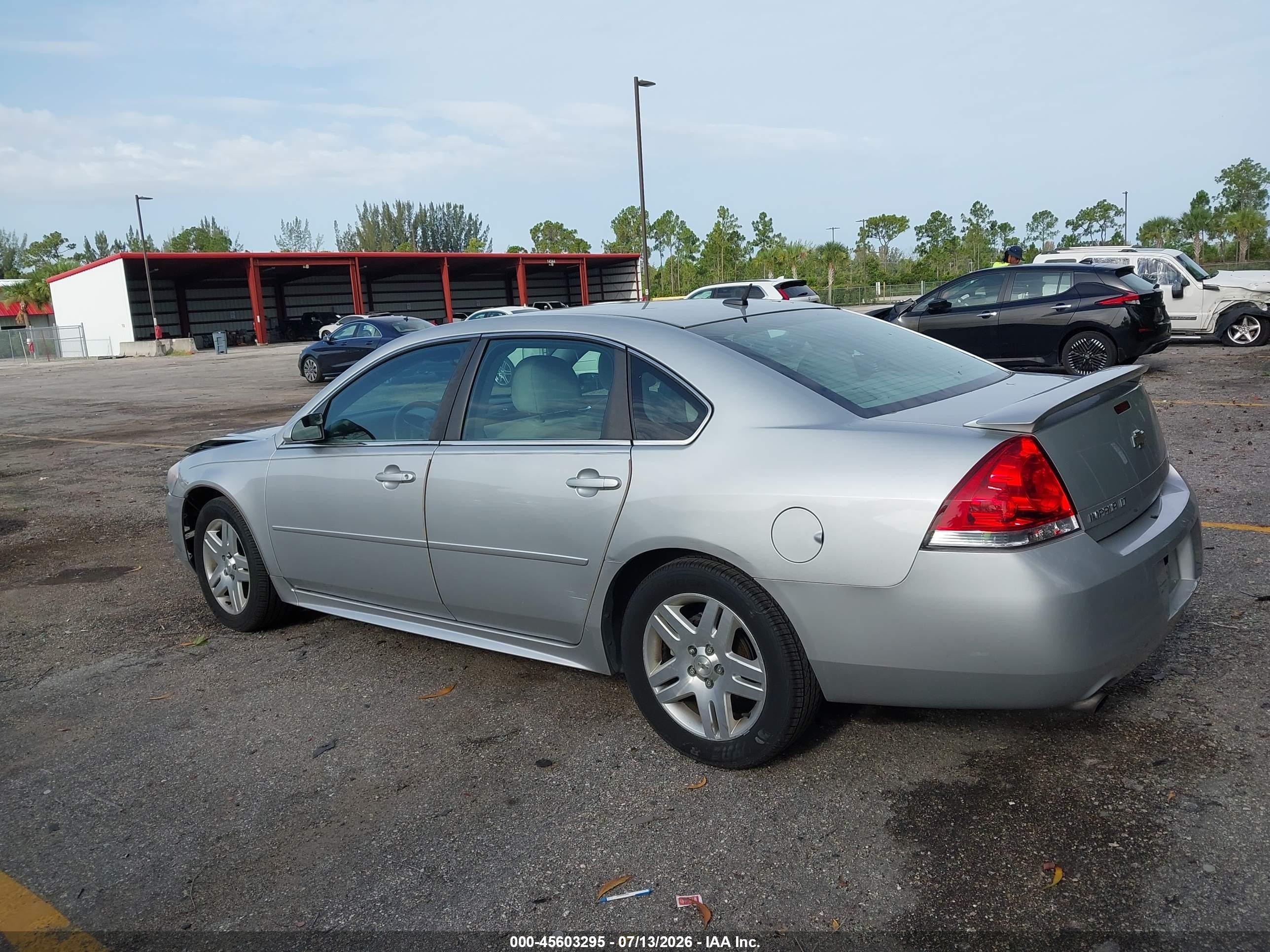 2012 Chevrolet Impala Lt Silver vin: 2G1WB5E39C1140277