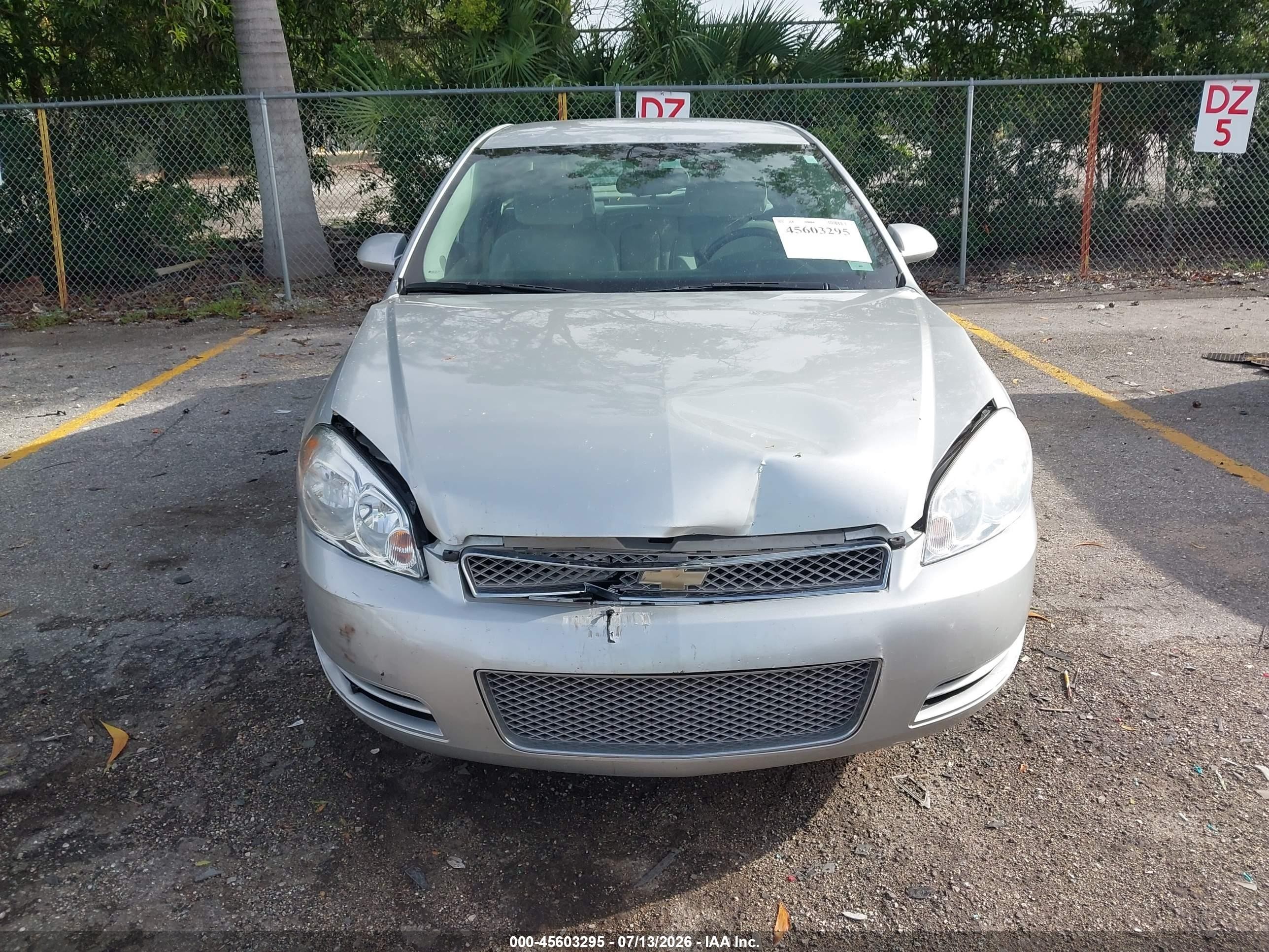 2012 Chevrolet Impala Lt Silver vin: 2G1WB5E39C1140277
