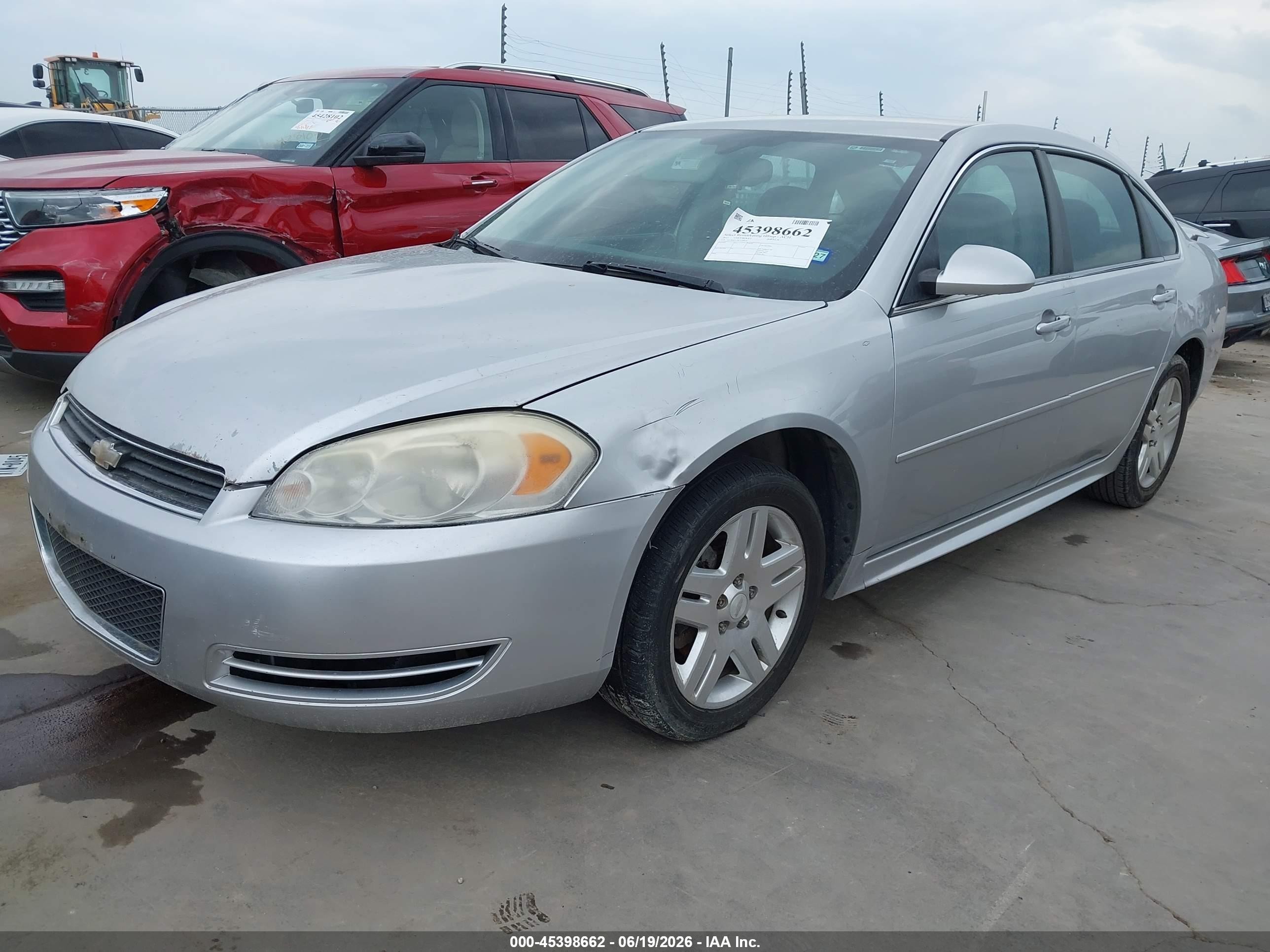 2012 Chevrolet Impala Lt Silver vin: 2G1WB5E39C1140425