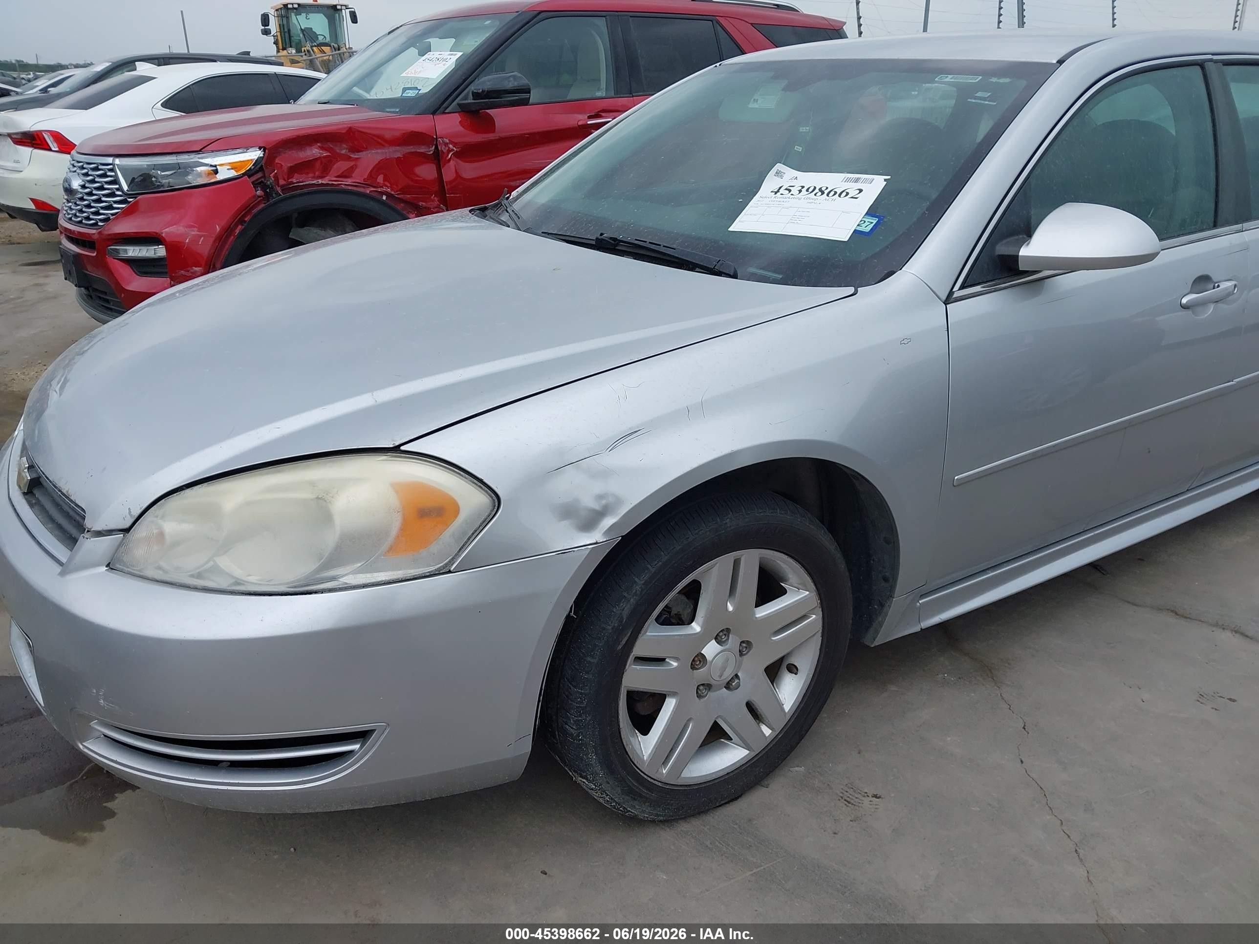 2012 Chevrolet Impala Lt Silver vin: 2G1WB5E39C1140425
