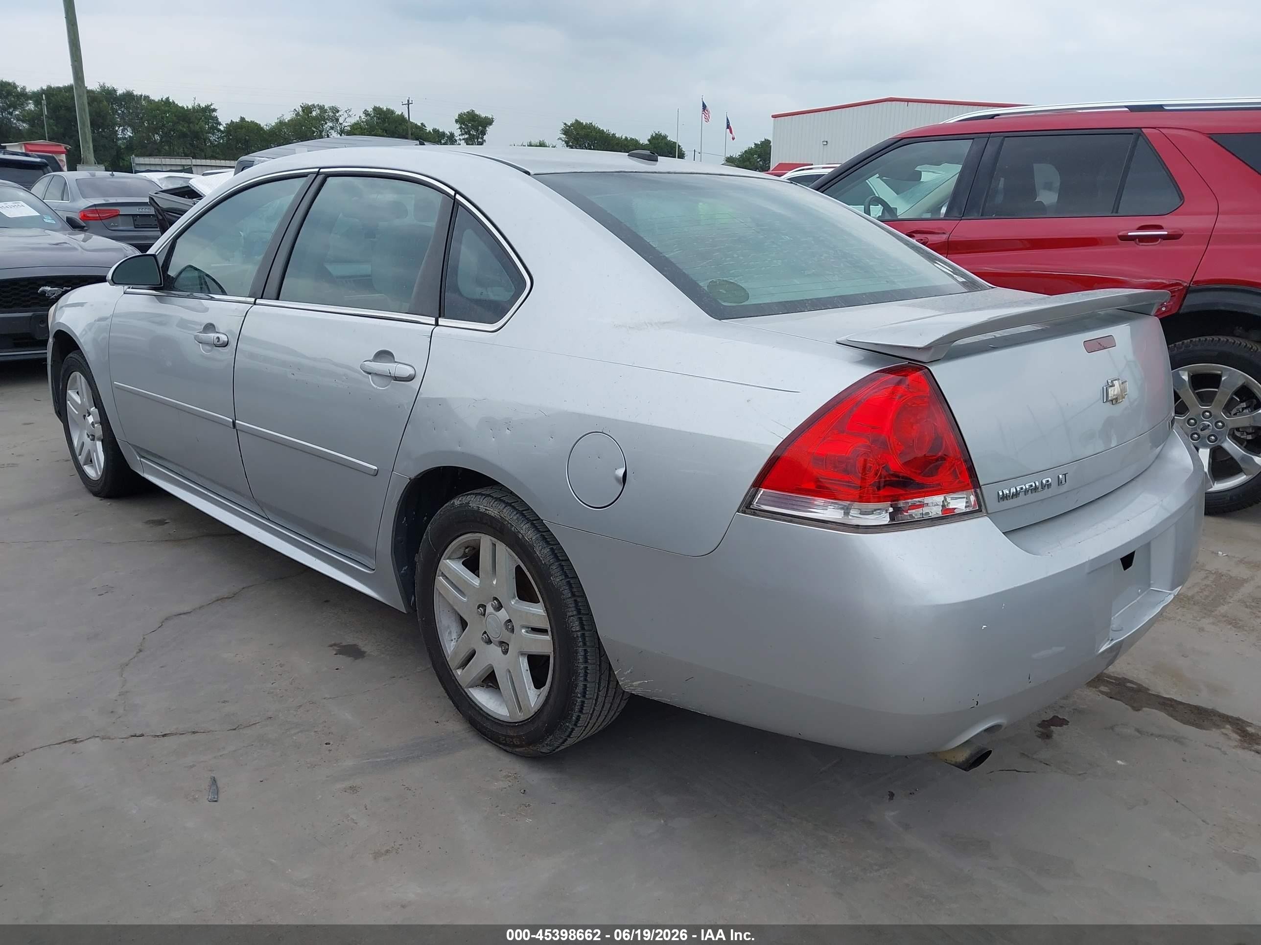 2012 Chevrolet Impala Lt Silver vin: 2G1WB5E39C1140425