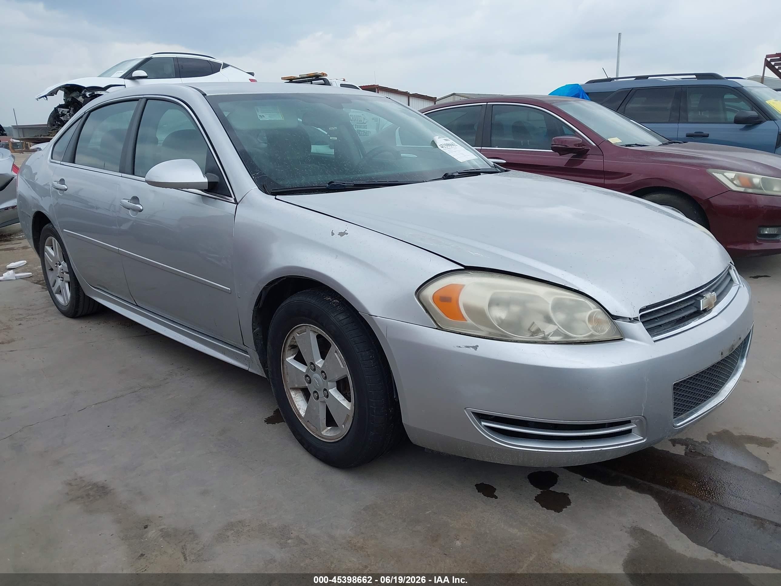 2012 Chevrolet Impala Lt Silver vin: 2G1WB5E39C1140425