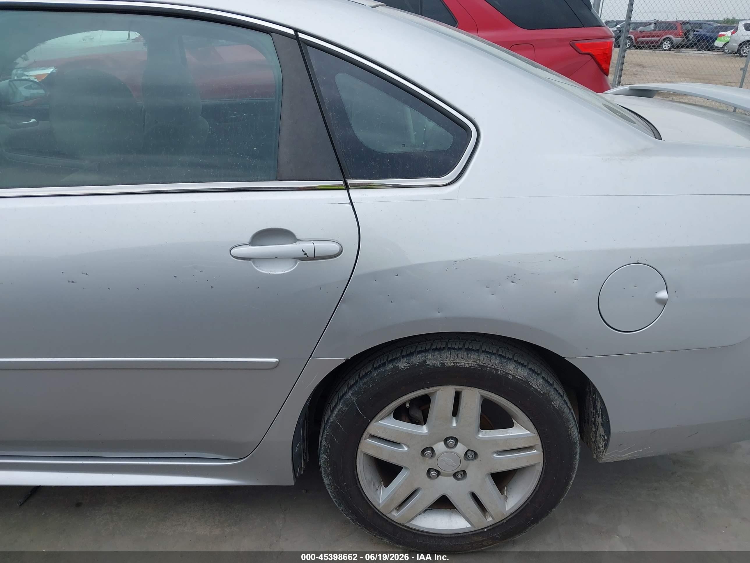 2012 Chevrolet Impala Lt Silver vin: 2G1WB5E39C1140425