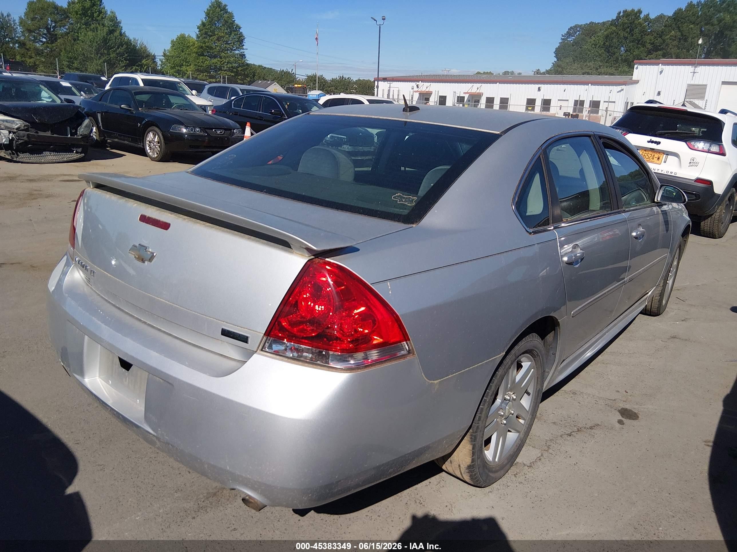 2012 Chevrolet Impala Lt Silver vin: 2G1WB5E39C1152770
