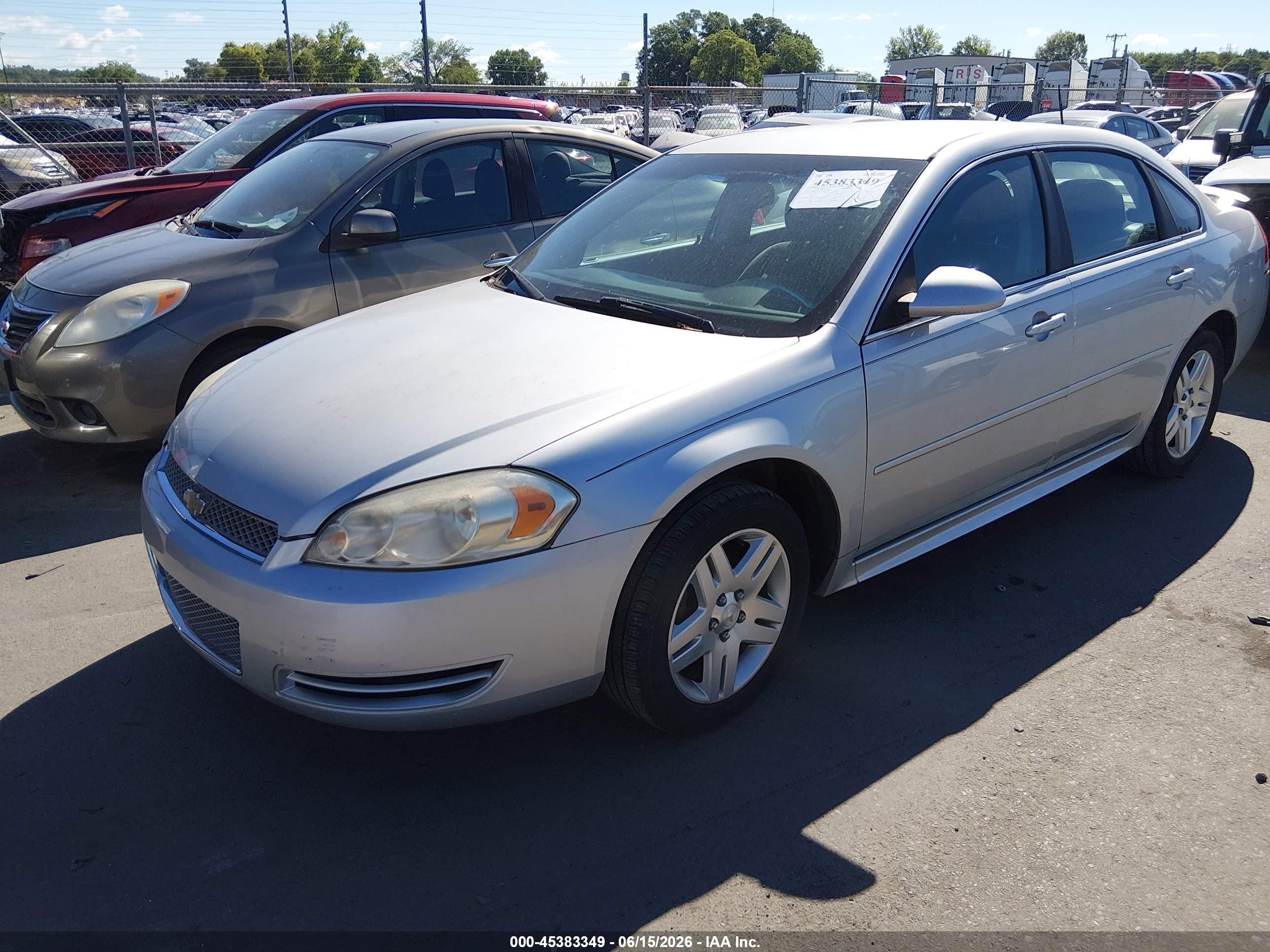 2012 Chevrolet Impala Lt Silver vin: 2G1WB5E39C1152770