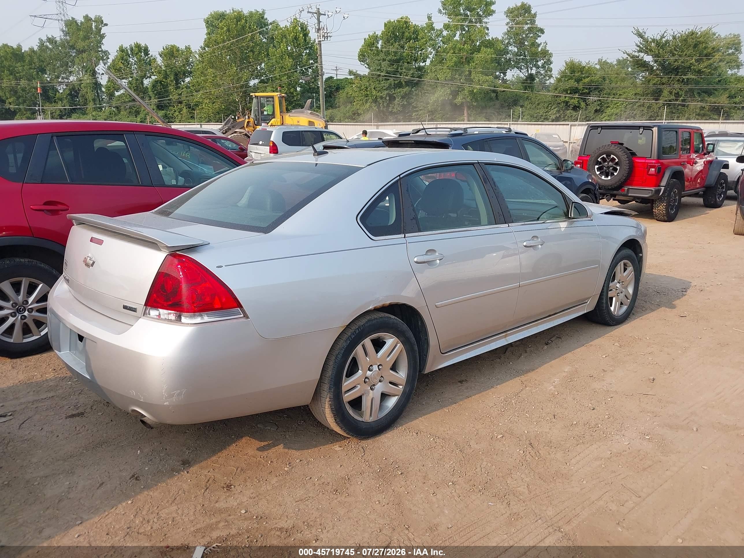 2012 Chevrolet Impala Lt Silver vin: 2G1WB5E39C1243389