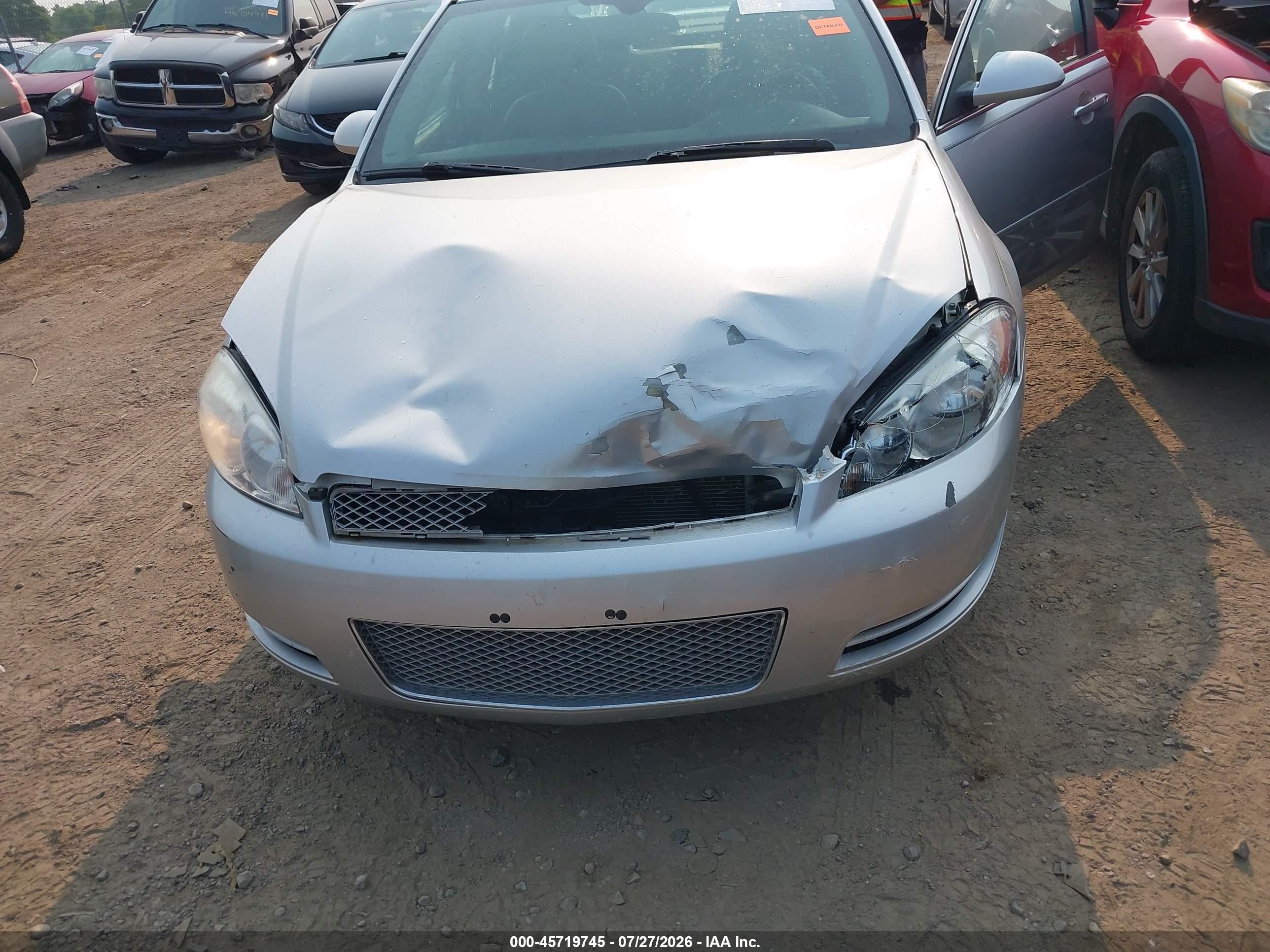 2012 Chevrolet Impala Lt Silver vin: 2G1WB5E39C1243389