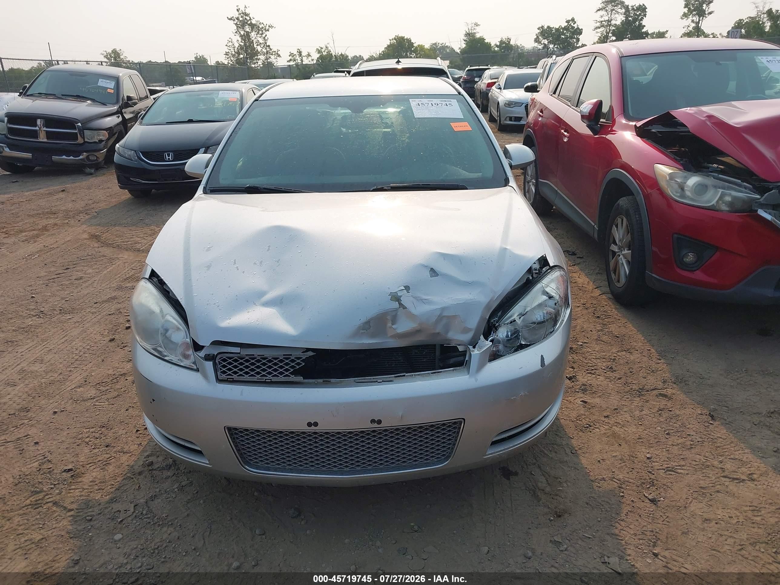 2012 Chevrolet Impala Lt Silver vin: 2G1WB5E39C1243389