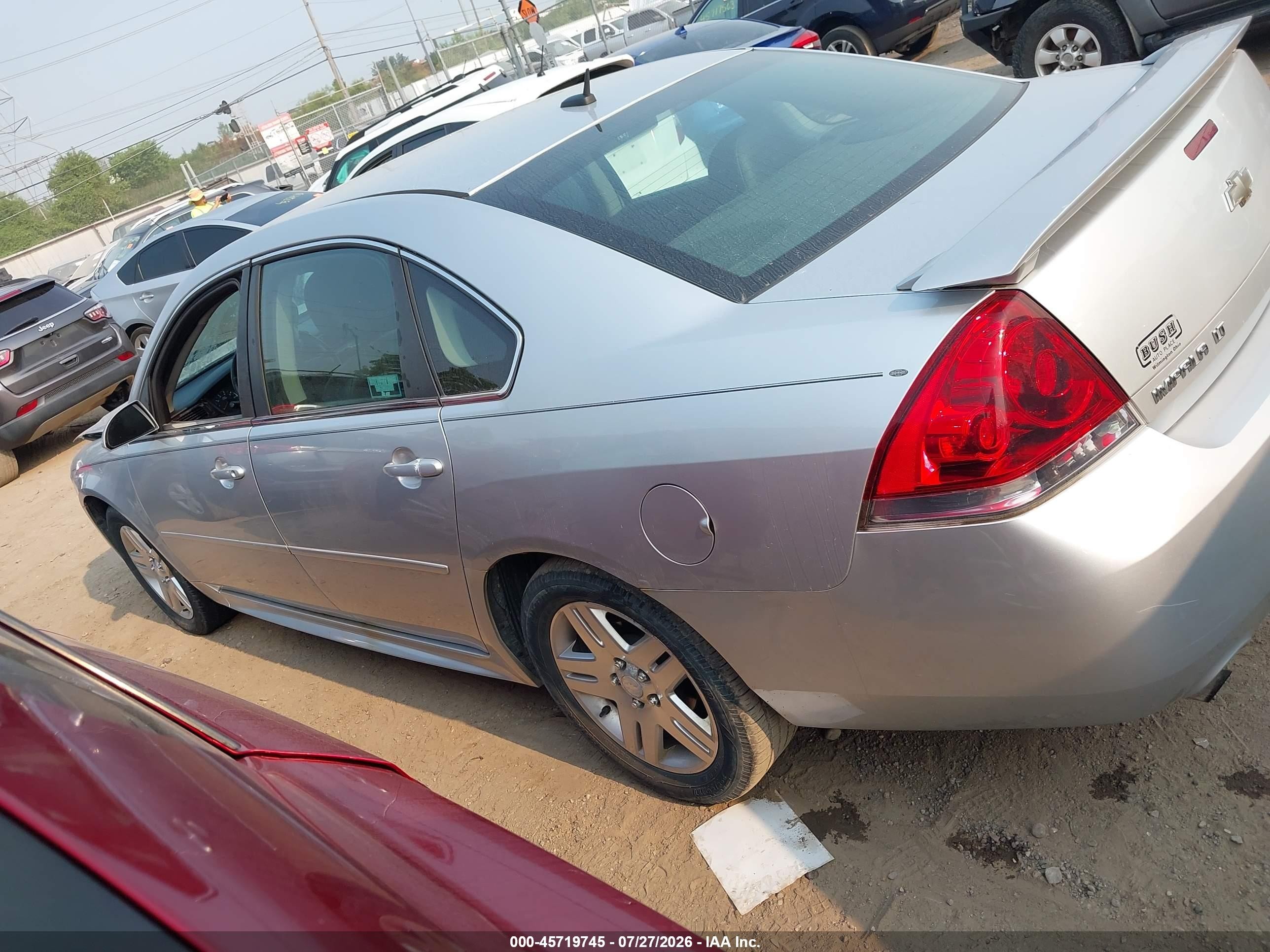 2012 Chevrolet Impala Lt Silver vin: 2G1WB5E39C1243389