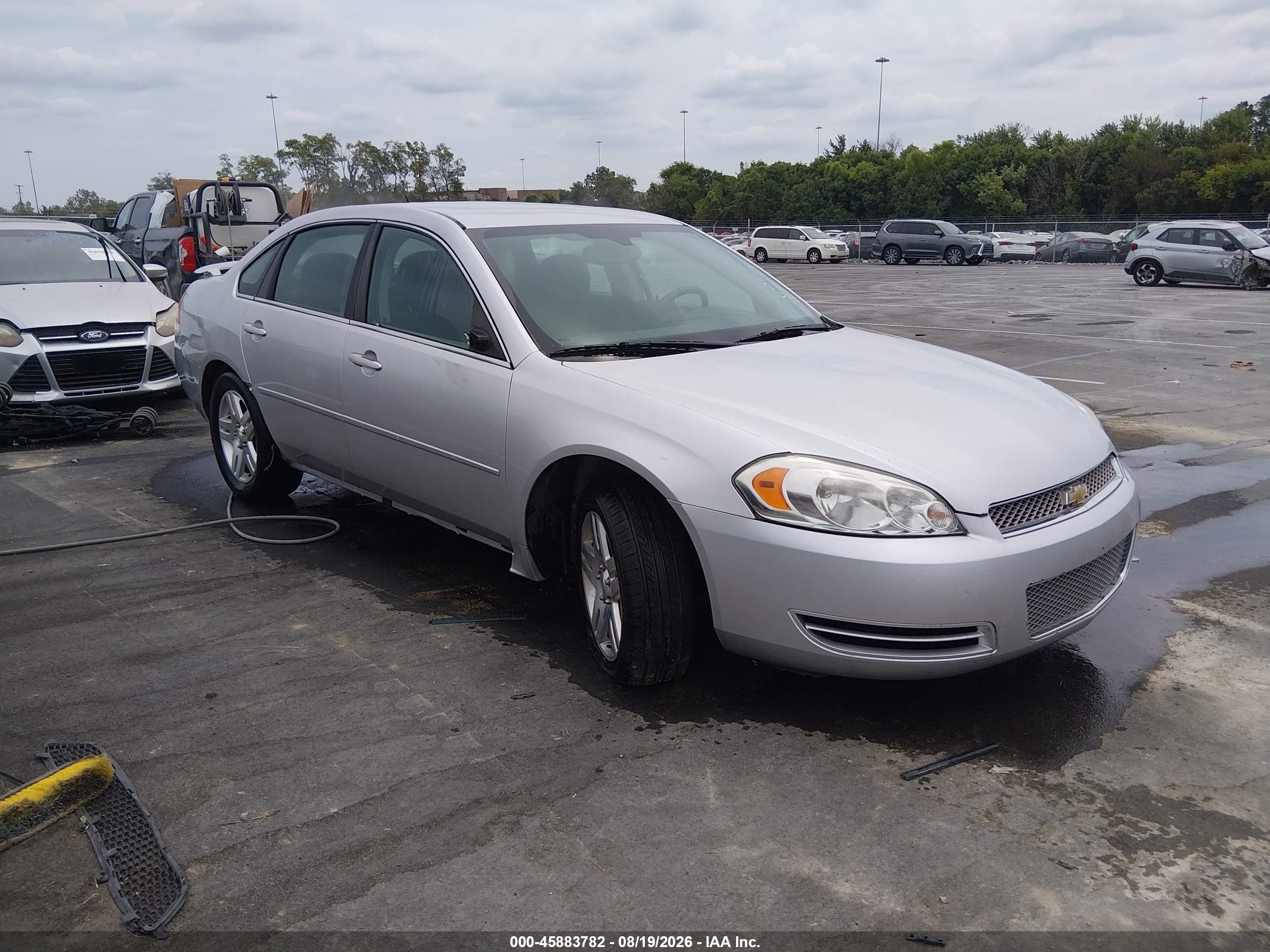 2013 Chevrolet Impala Lt Silver vin: 2G1WB5E39D1168727