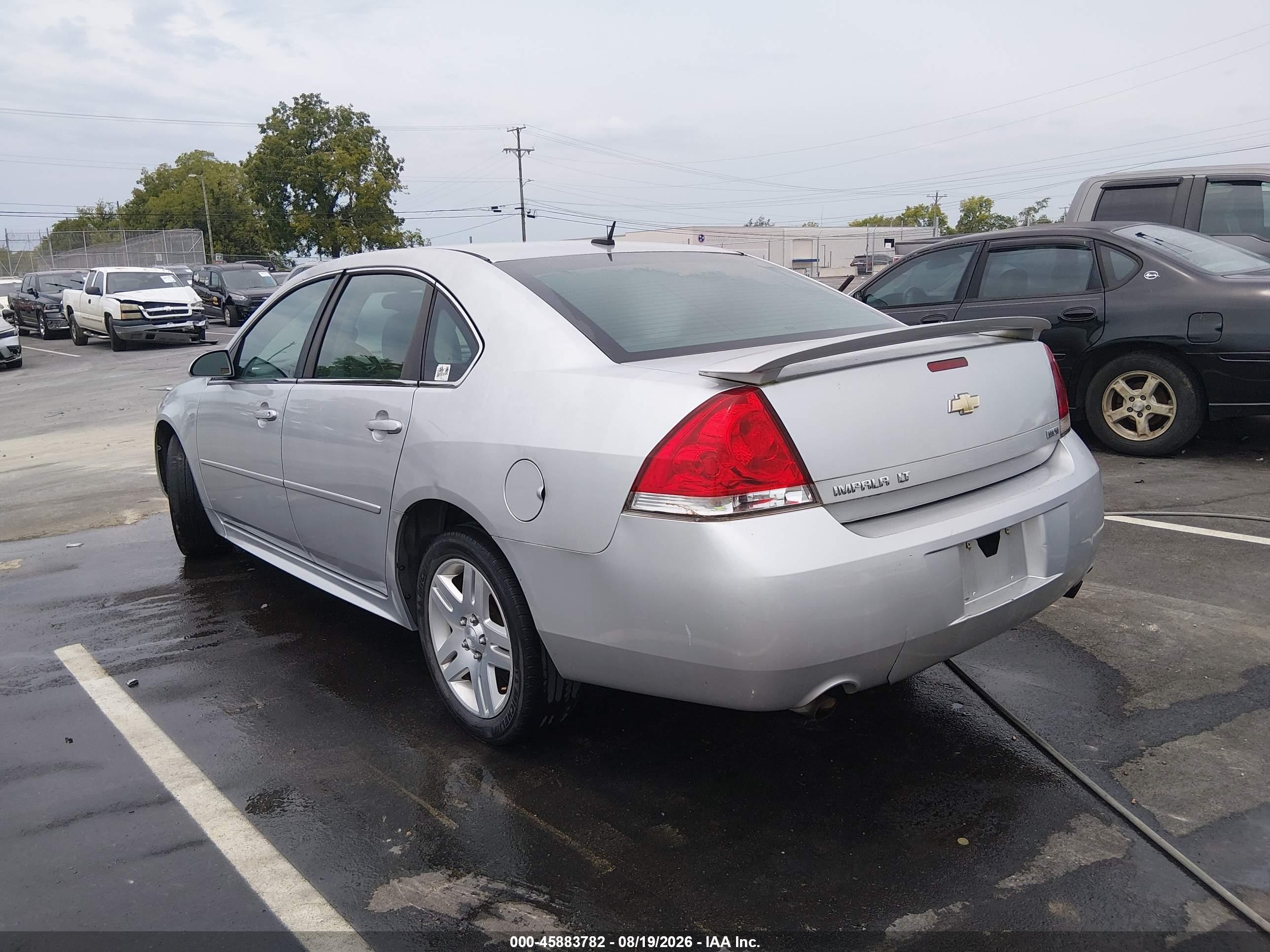 2013 Chevrolet Impala Lt Silver vin: 2G1WB5E39D1168727
