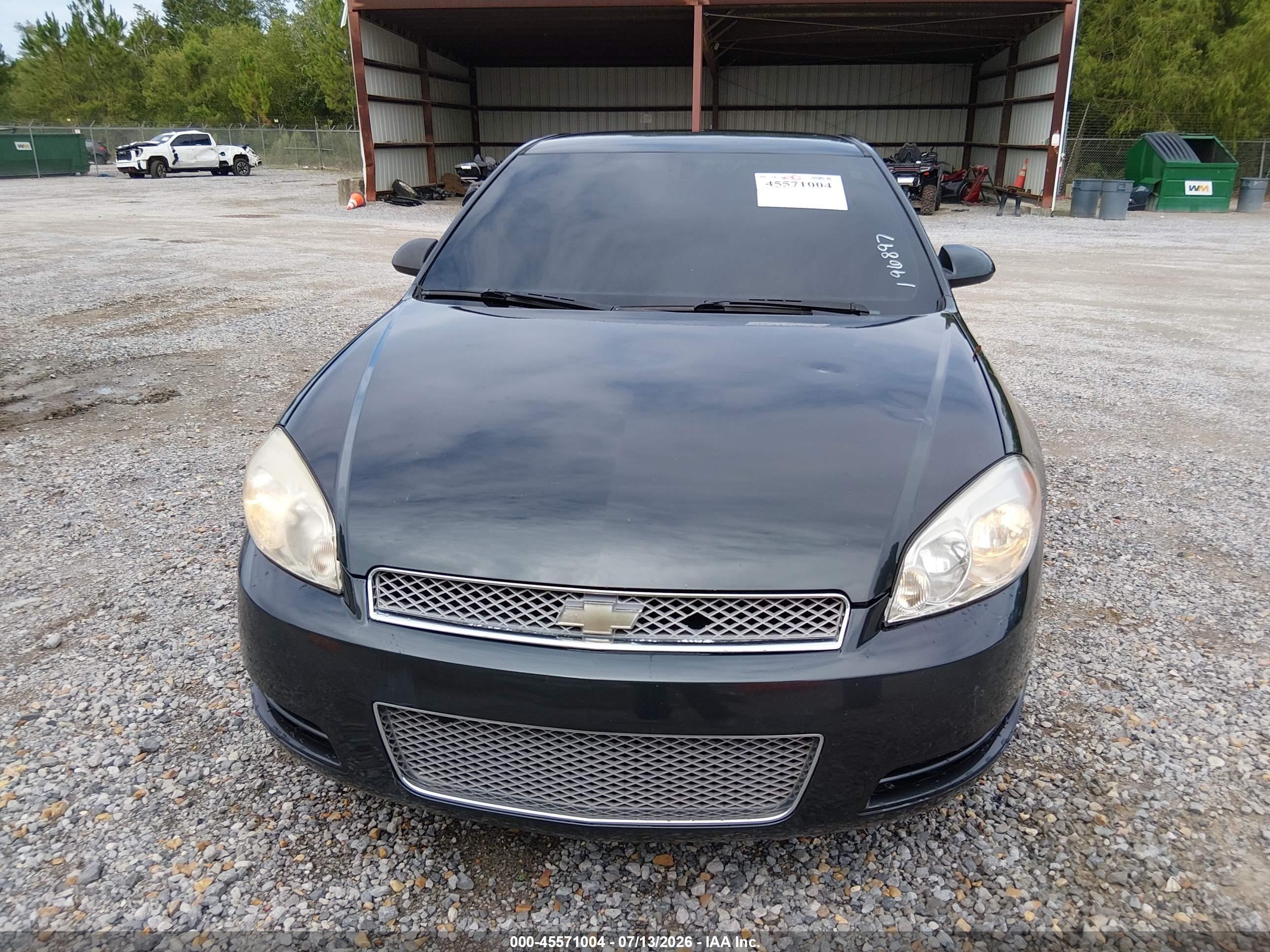 2013 Chevrolet Impala Lt Gray vin: 2G1WB5E39D1196897