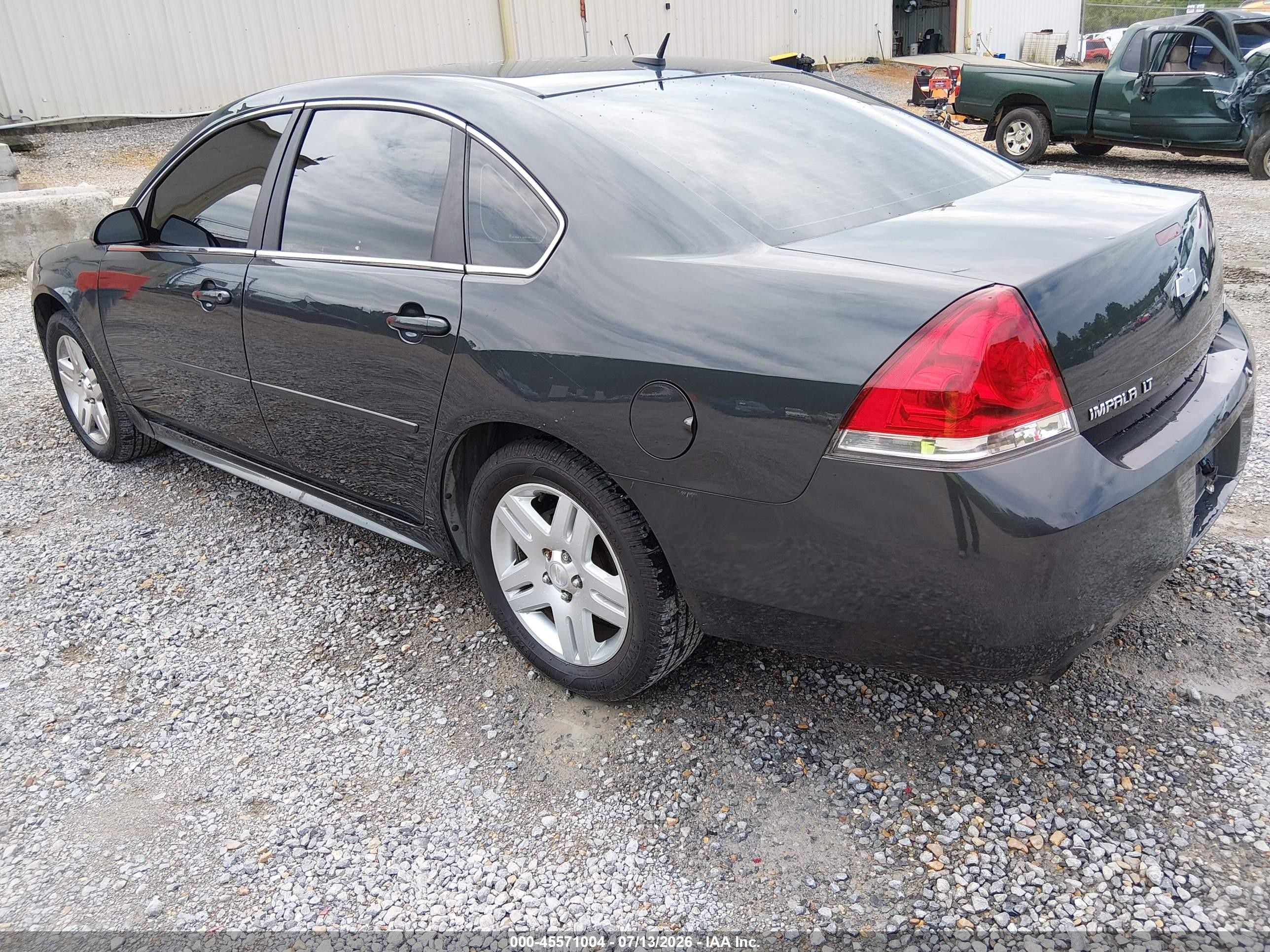 2013 Chevrolet Impala Lt Gray vin: 2G1WB5E39D1196897