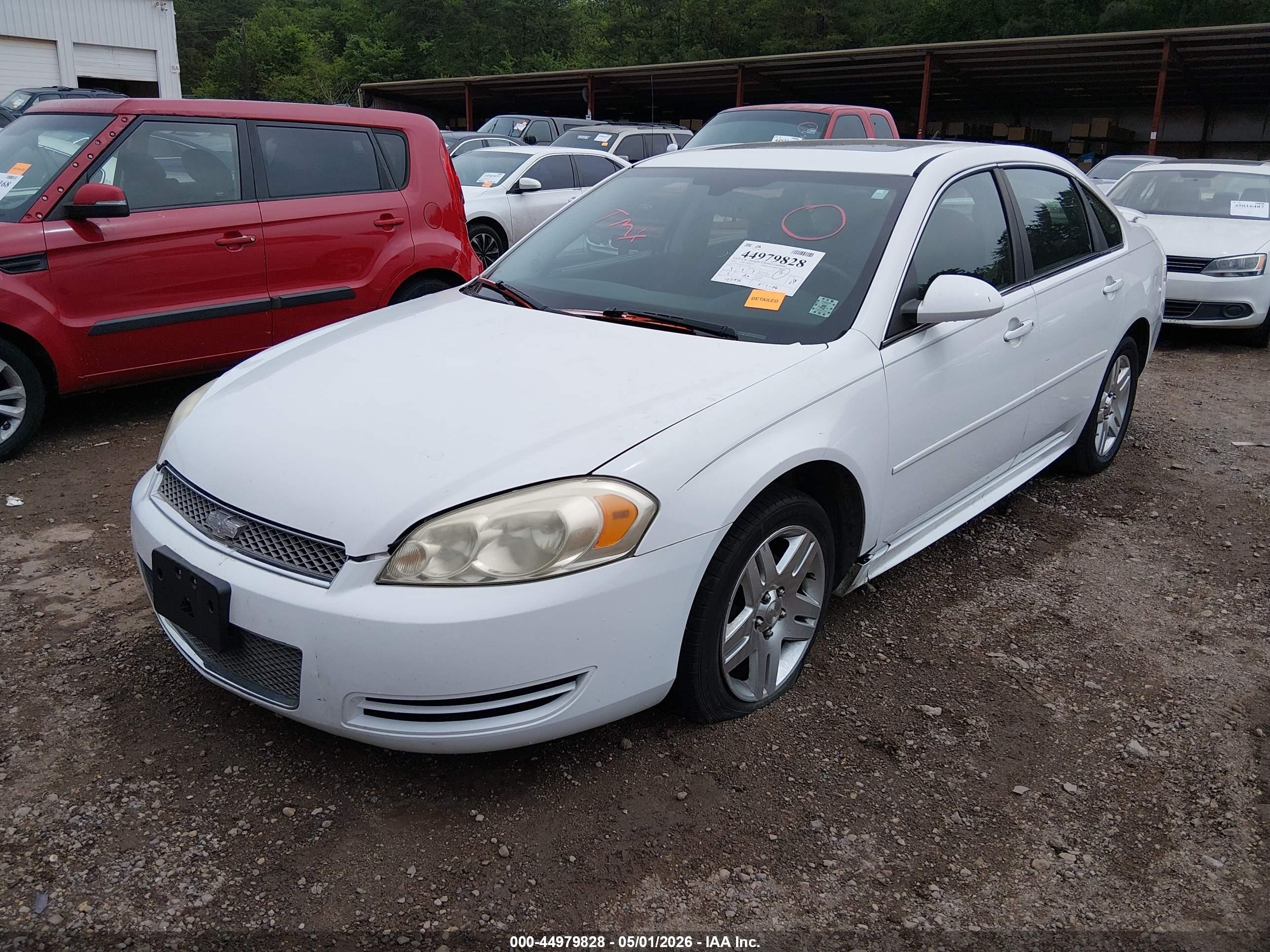 2014 Chevrolet Impala Limited Lt Белый vin: 2G1WB5E39E1102552
