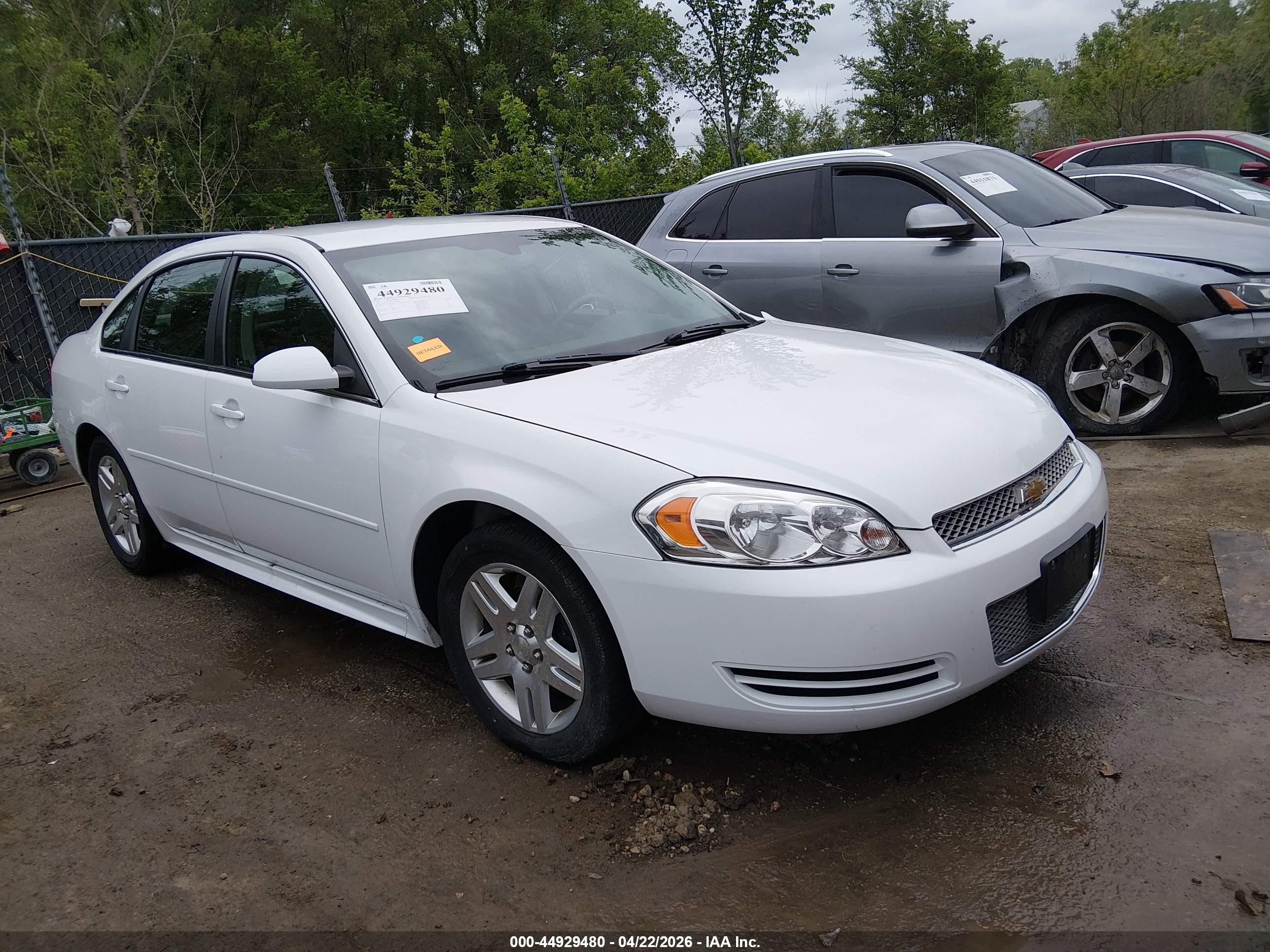 2015 Chevrolet Impala Limited Lt White vin: 2G1WB5E39F1168942
