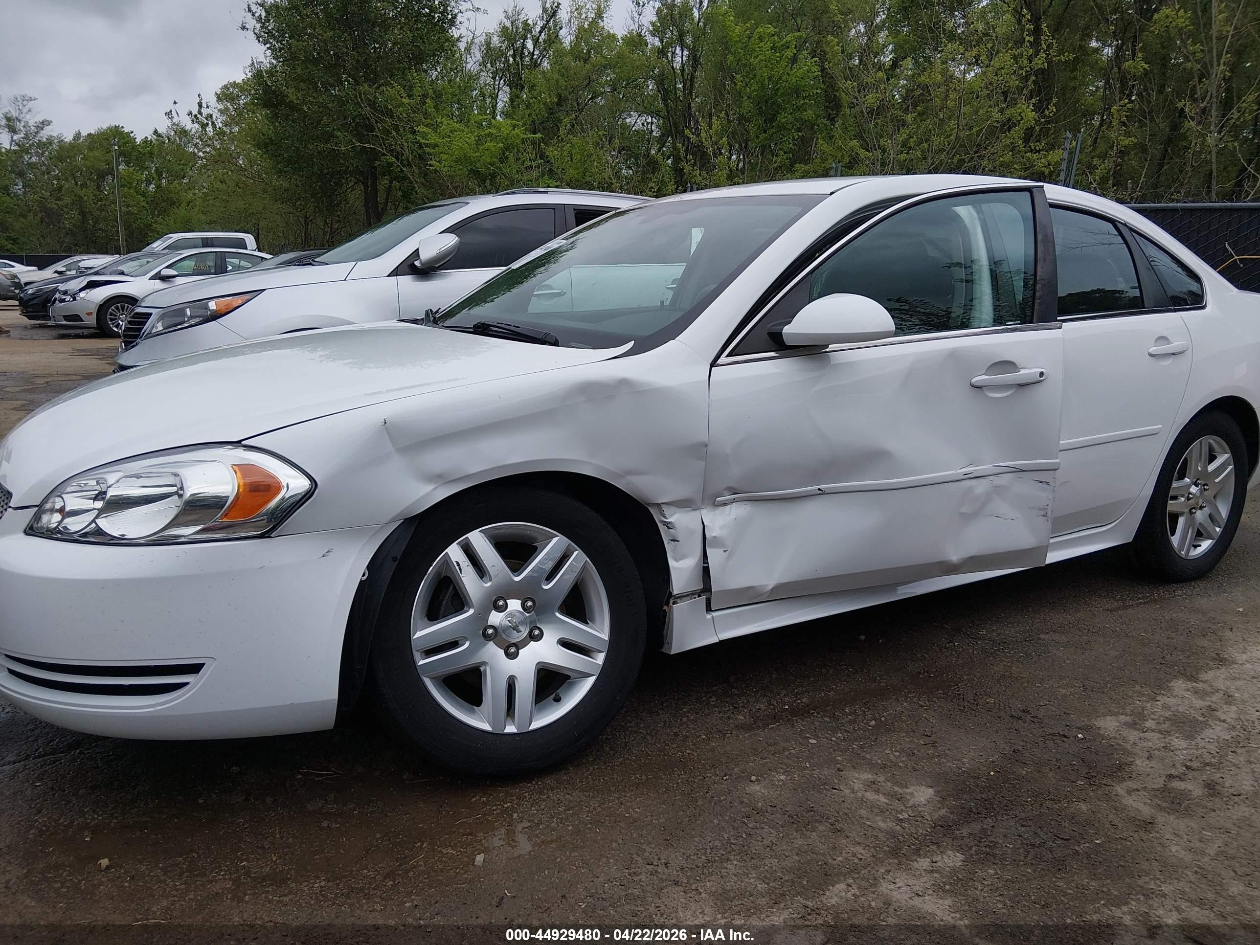 2015 Chevrolet Impala Limited Lt White vin: 2G1WB5E39F1168942