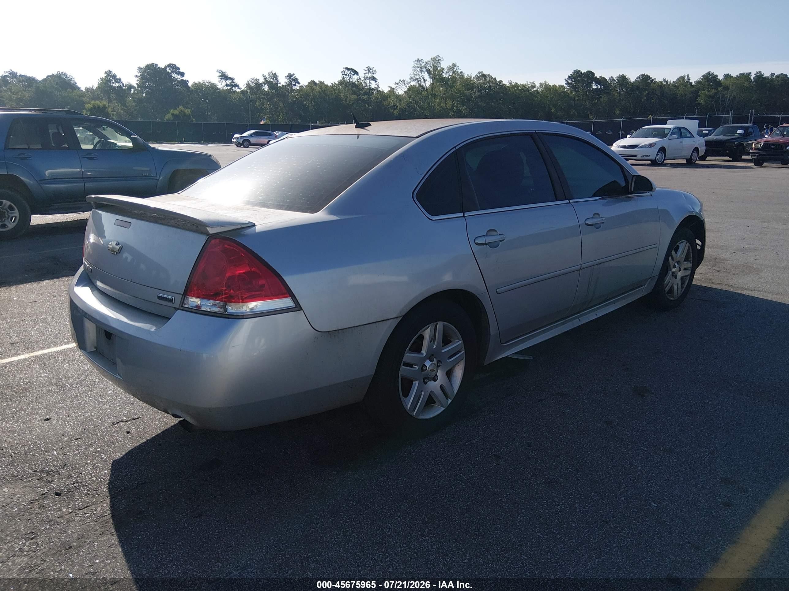2012 Chevrolet Impala Lt Silver vin: 2G1WB5E3XC1121799