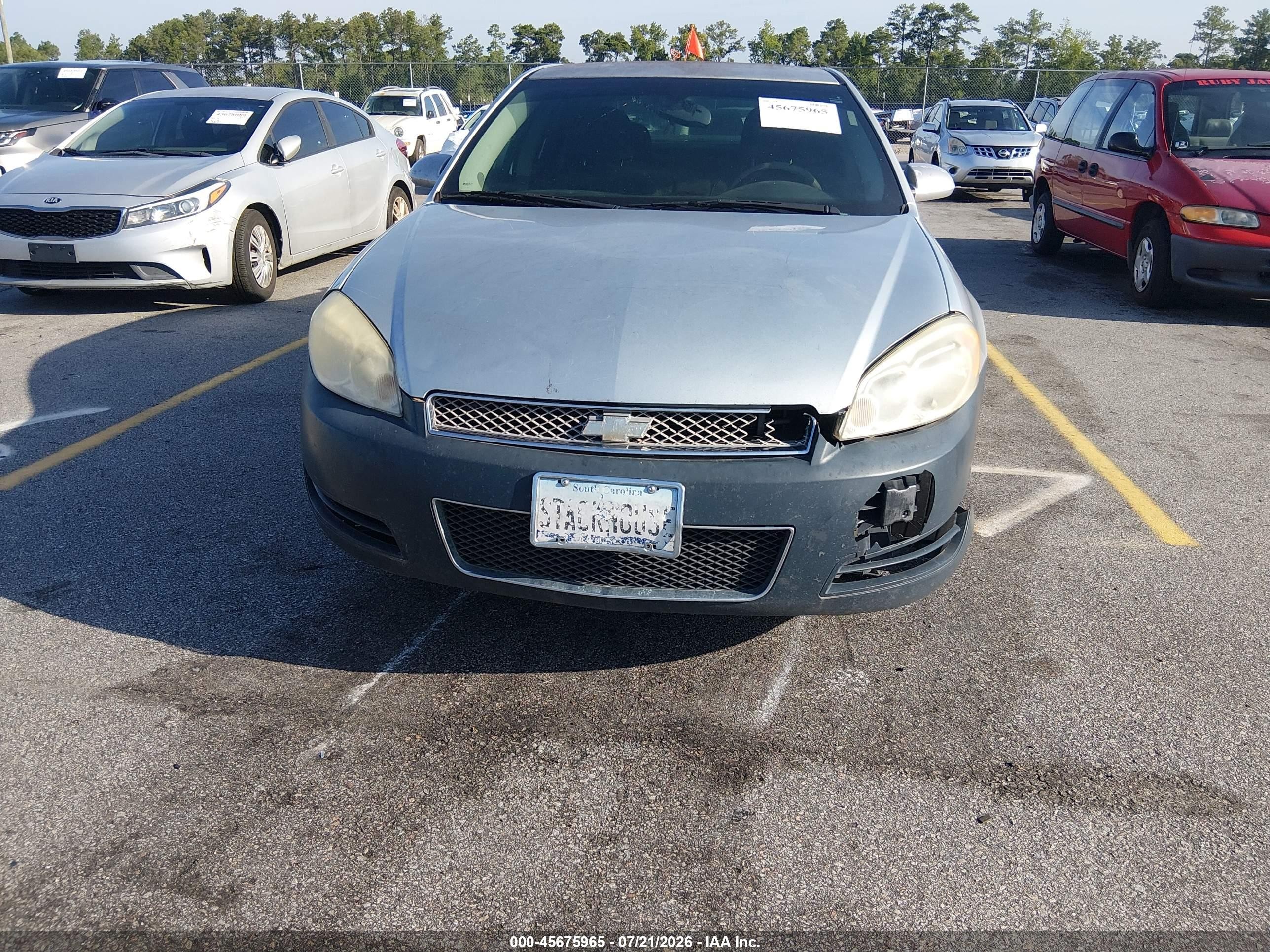 2012 Chevrolet Impala Lt Silver vin: 2G1WB5E3XC1121799