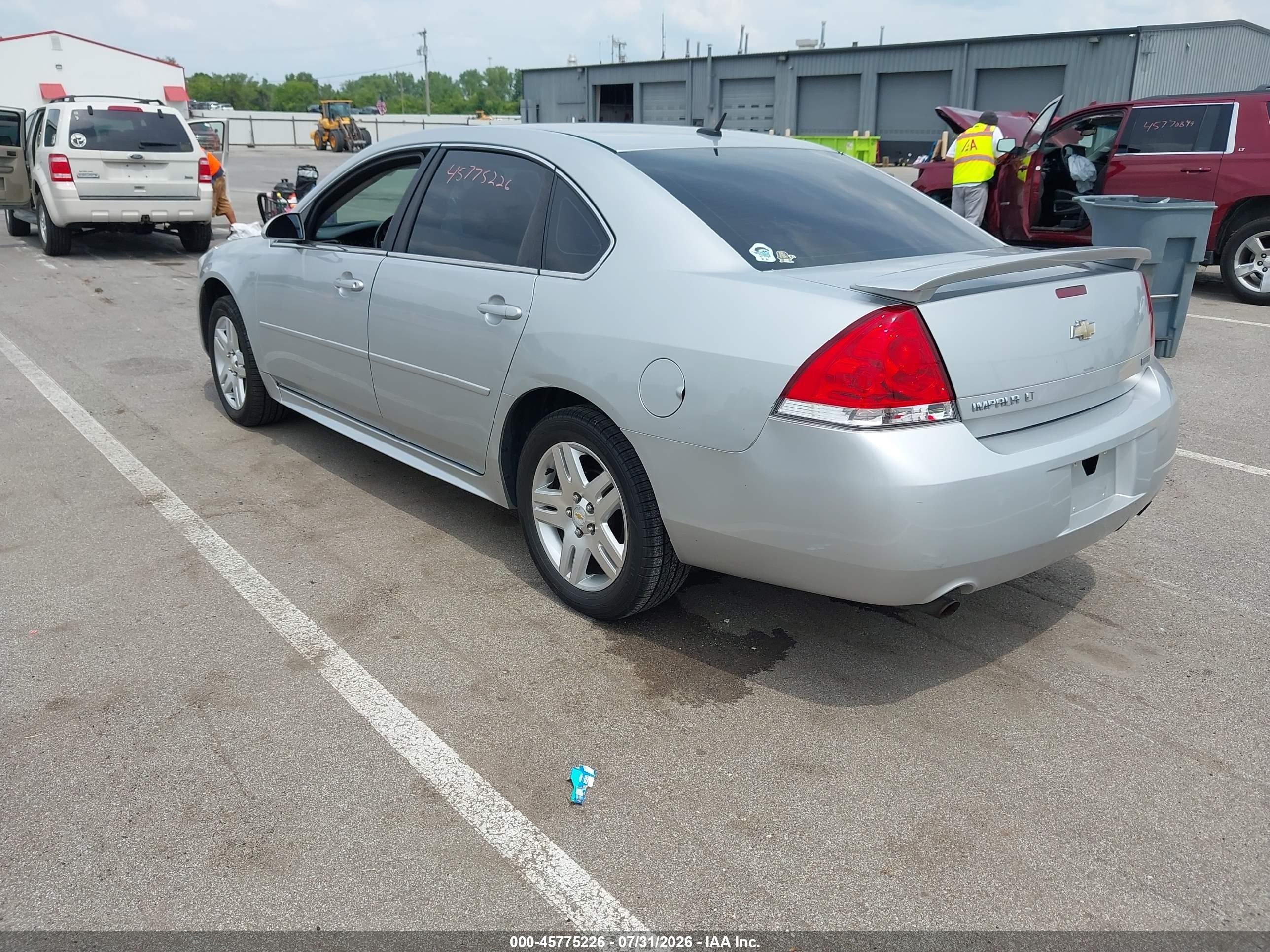 2012 Chevrolet Impala Lt Silver vin: 2G1WB5E3XC1130339