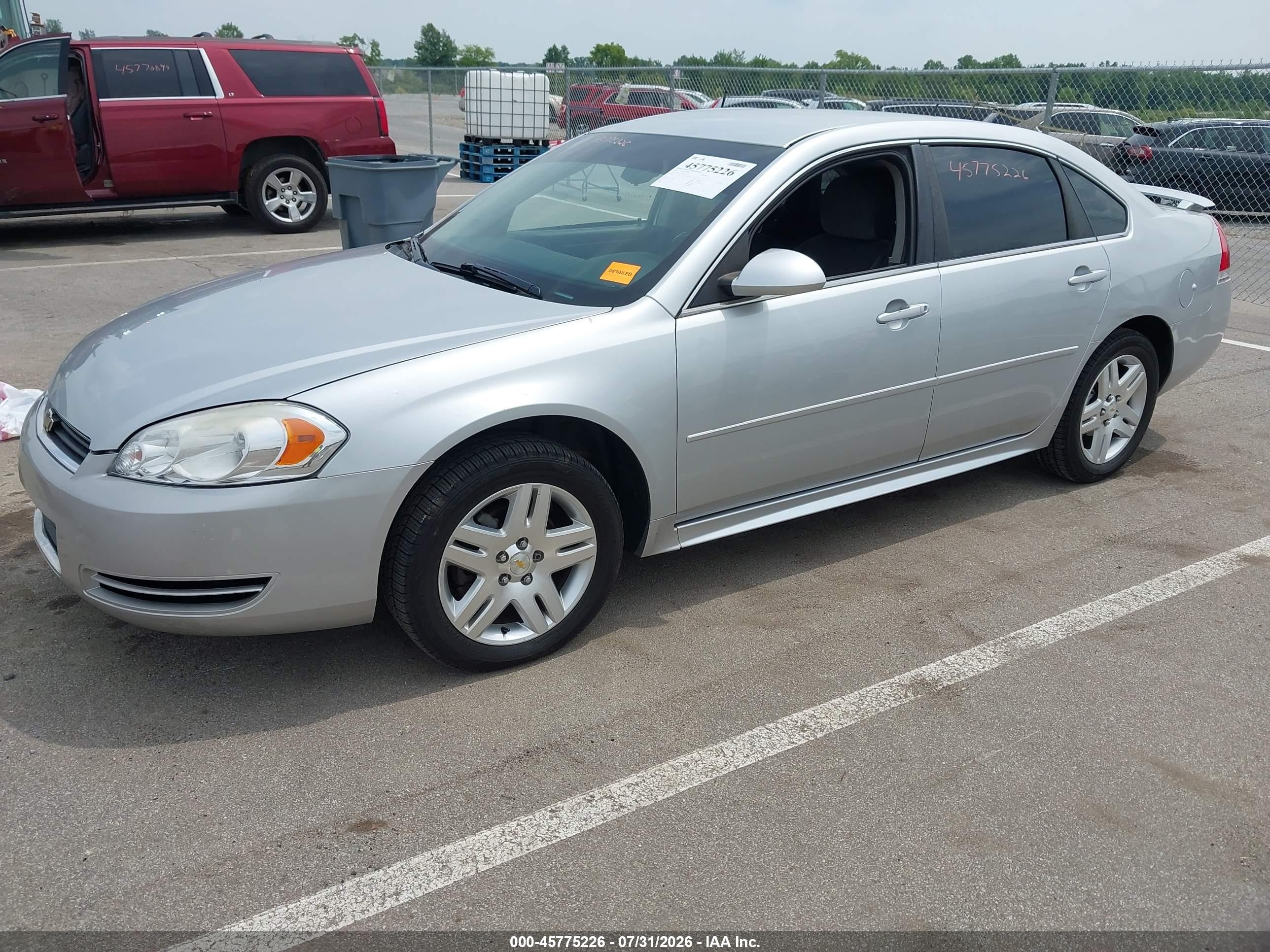 2012 Chevrolet Impala Lt Silver vin: 2G1WB5E3XC1130339