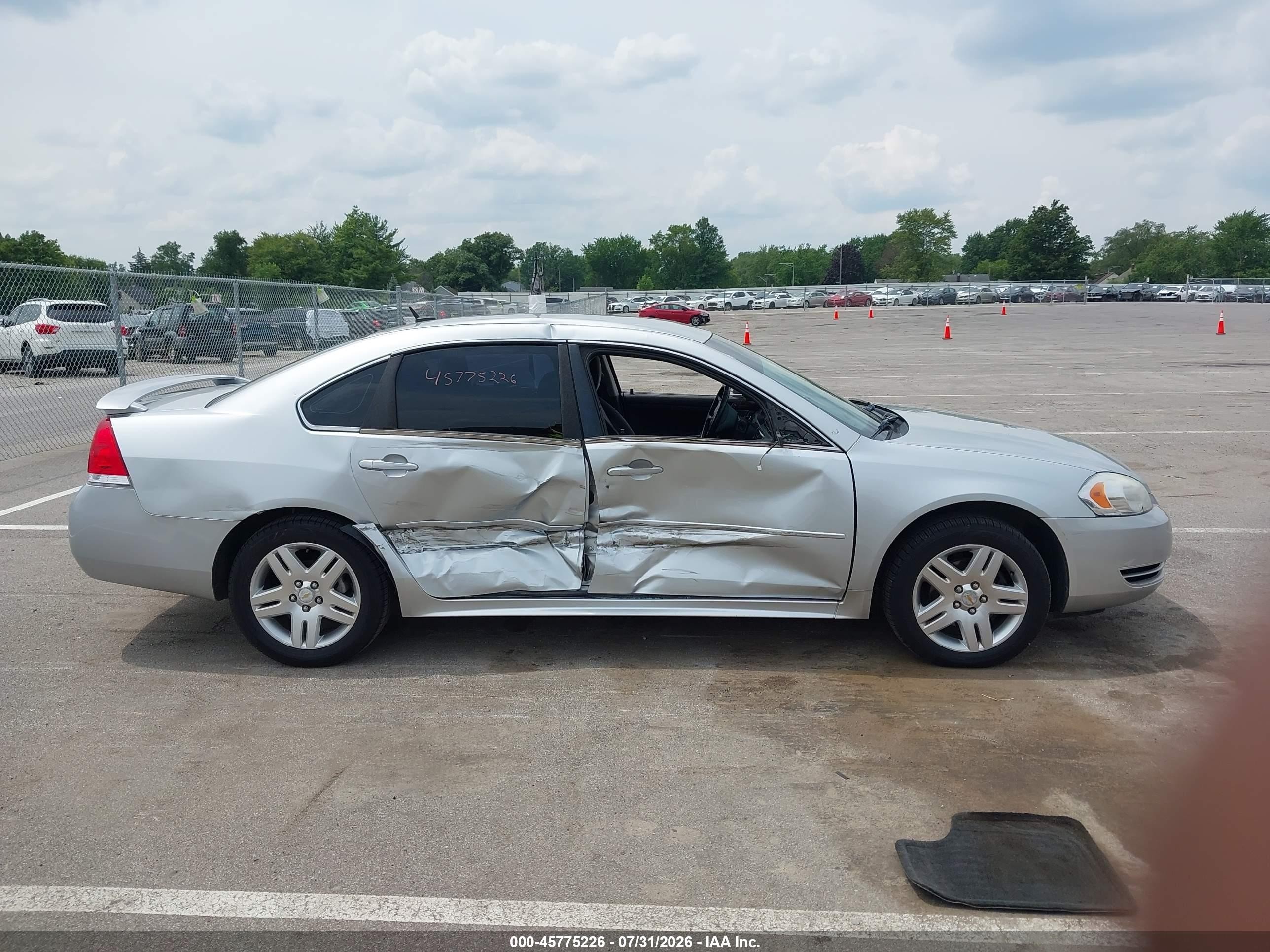 2012 Chevrolet Impala Lt Silver vin: 2G1WB5E3XC1130339