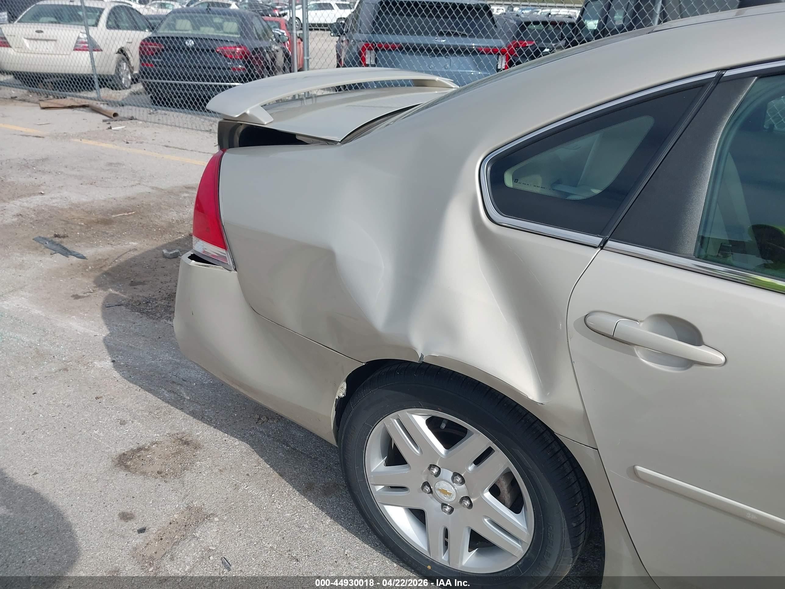 2012 Chevrolet Impala Lt Gold vin: 2G1WB5E3XC1165222