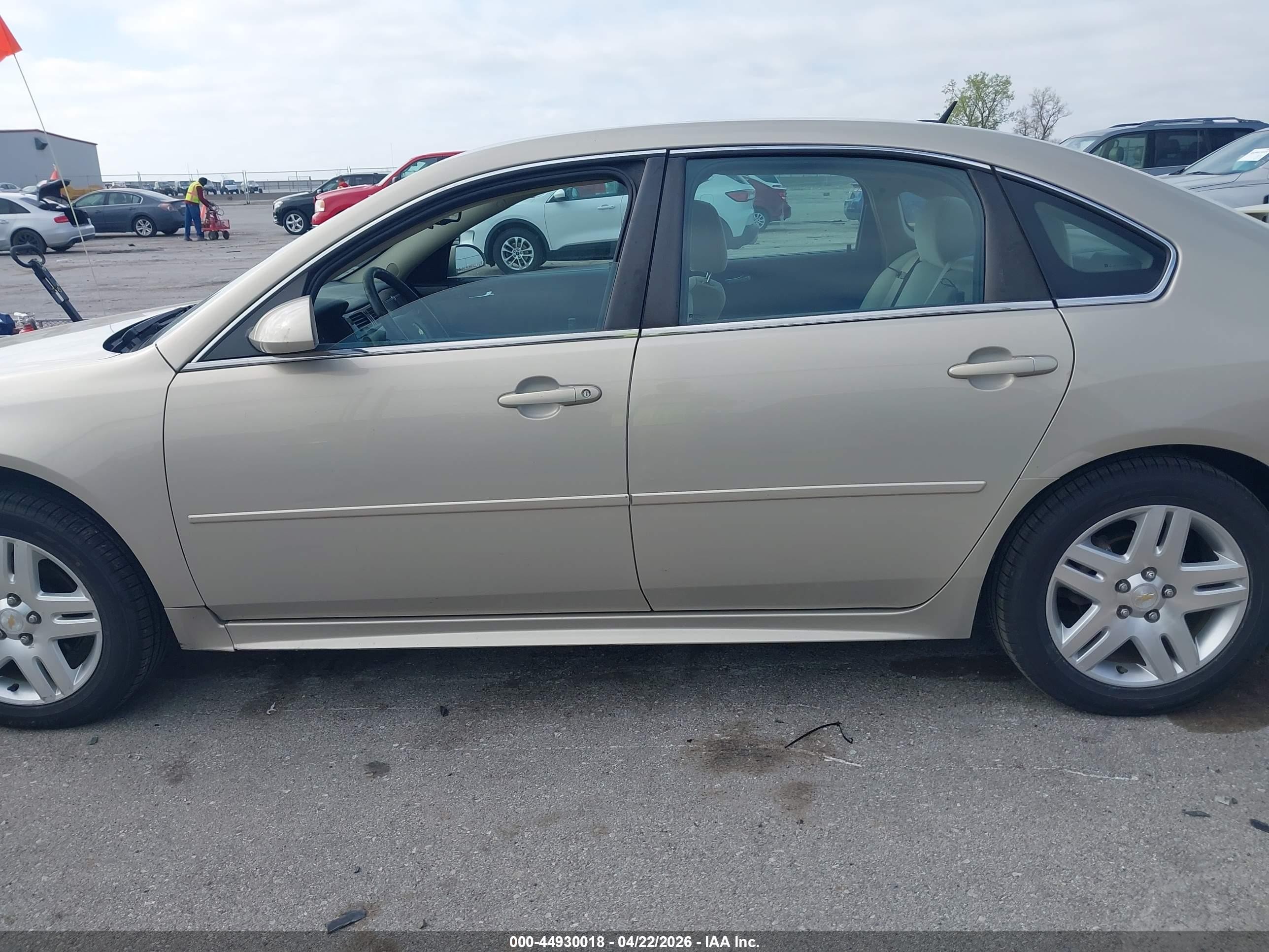 2012 Chevrolet Impala Lt Gold vin: 2G1WB5E3XC1165222