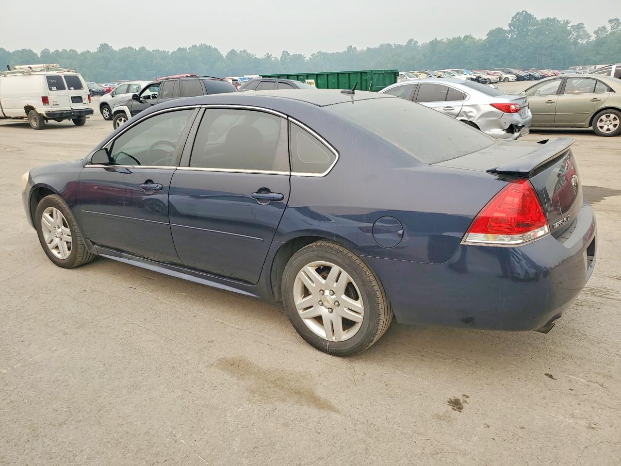 2012 Chevrolet Impala Lt Blue vin: 2G1WB5E3XC1166175