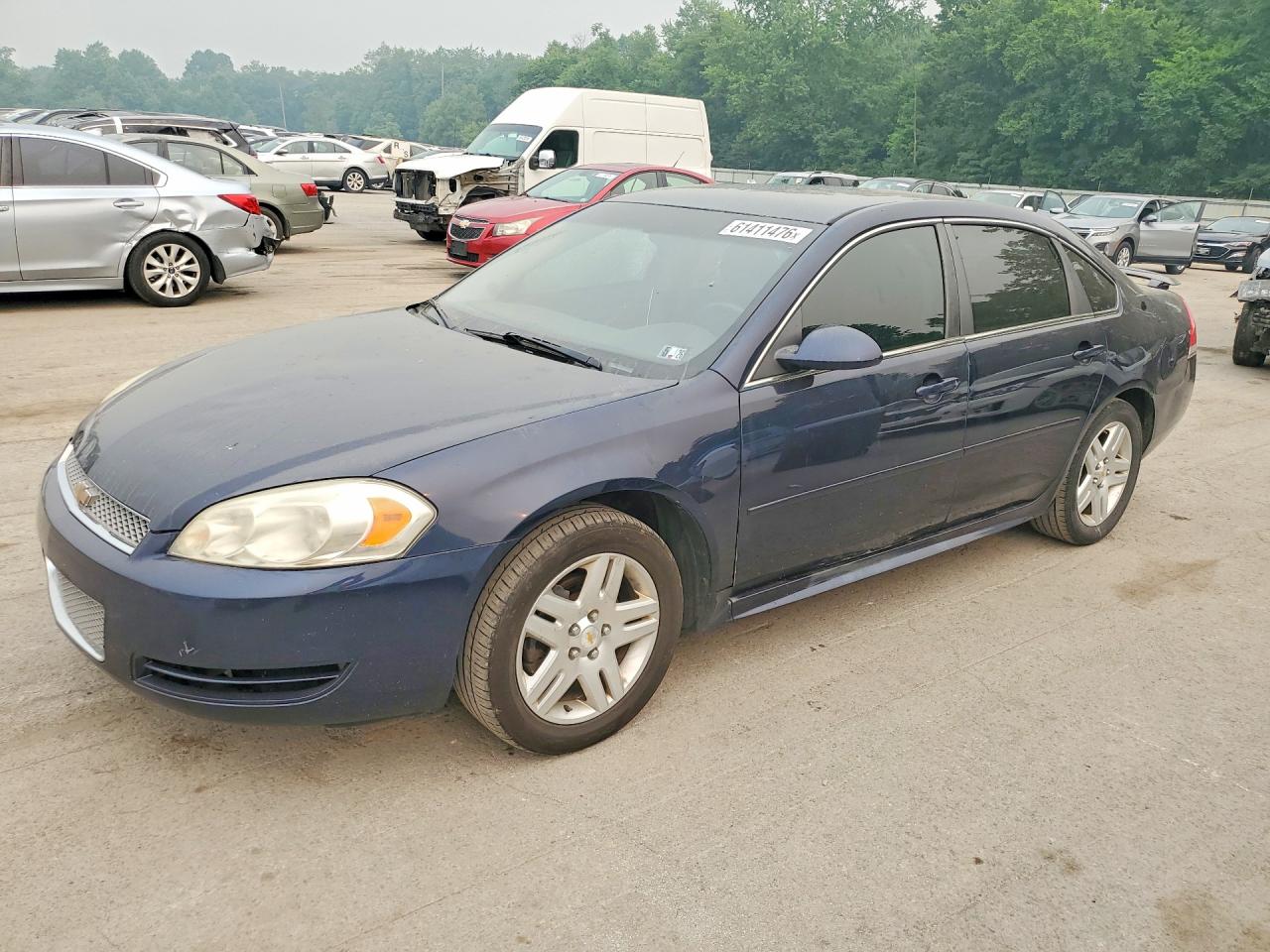 2012 Chevrolet Impala Lt Blue vin: 2G1WB5E3XC1166175