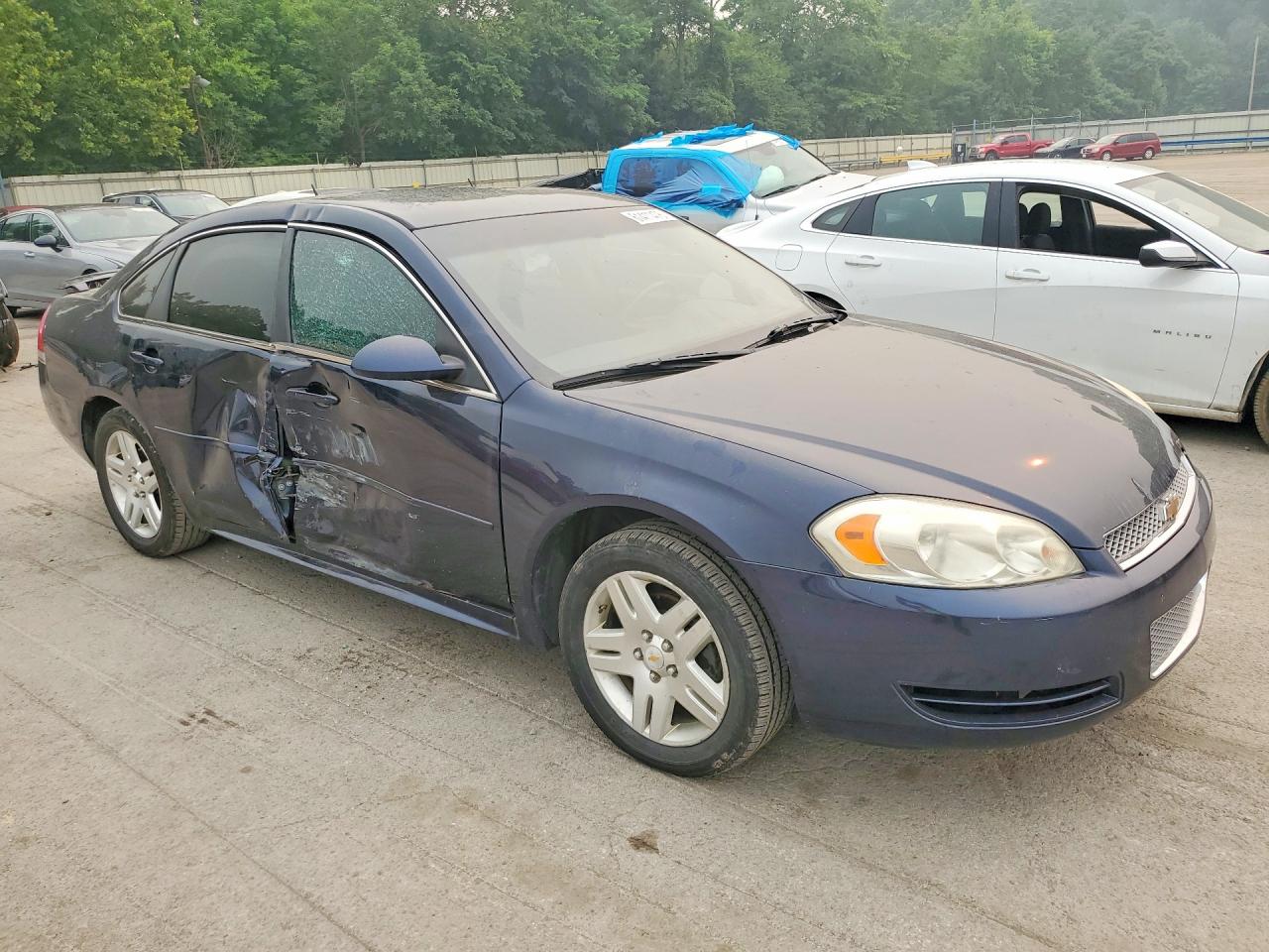 2012 Chevrolet Impala Lt Blue vin: 2G1WB5E3XC1166175