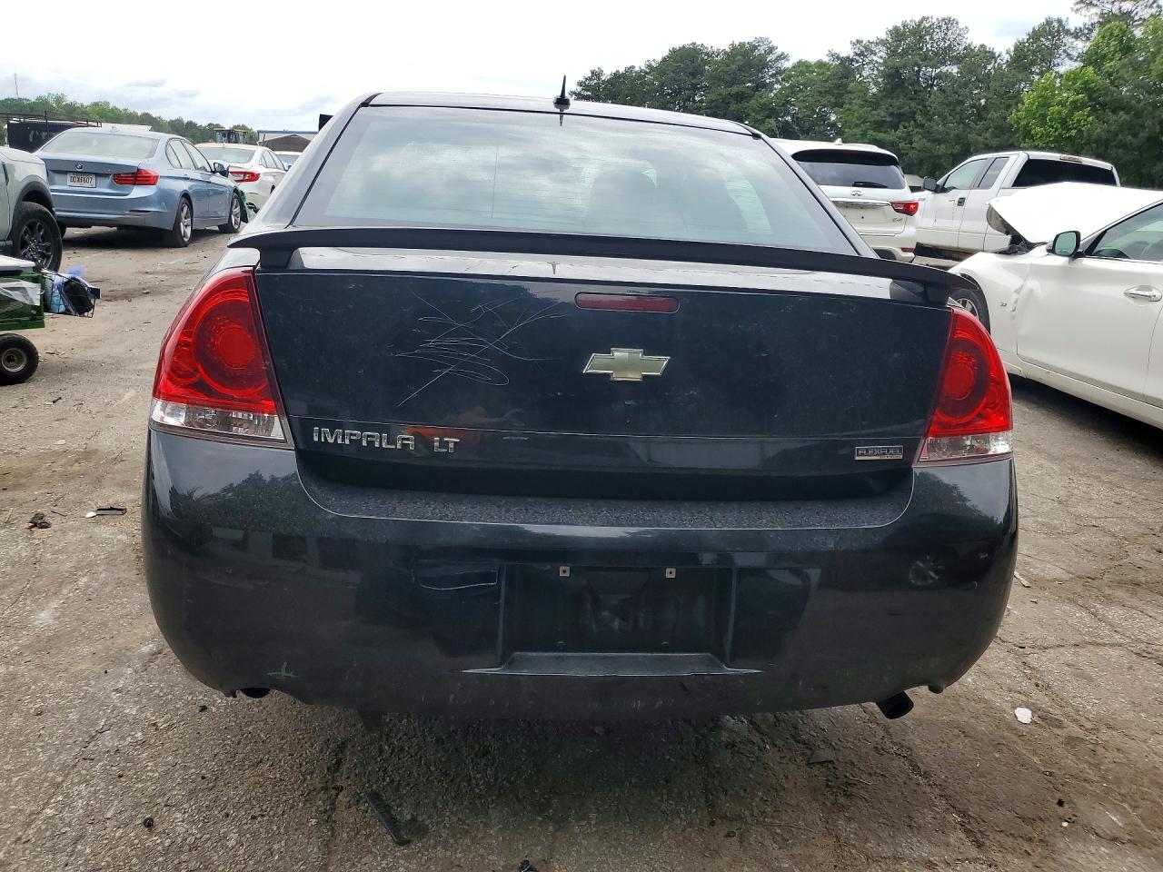 2012 Chevrolet Impala Lt Black vin: 2G1WB5E3XC1177824