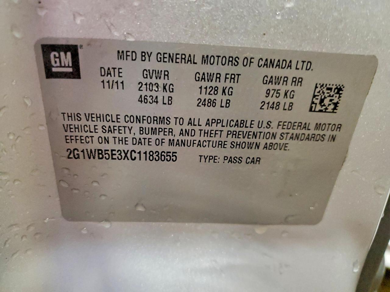 2012 Chevrolet Impala Lt Silver vin: 2G1WB5E3XC1183655