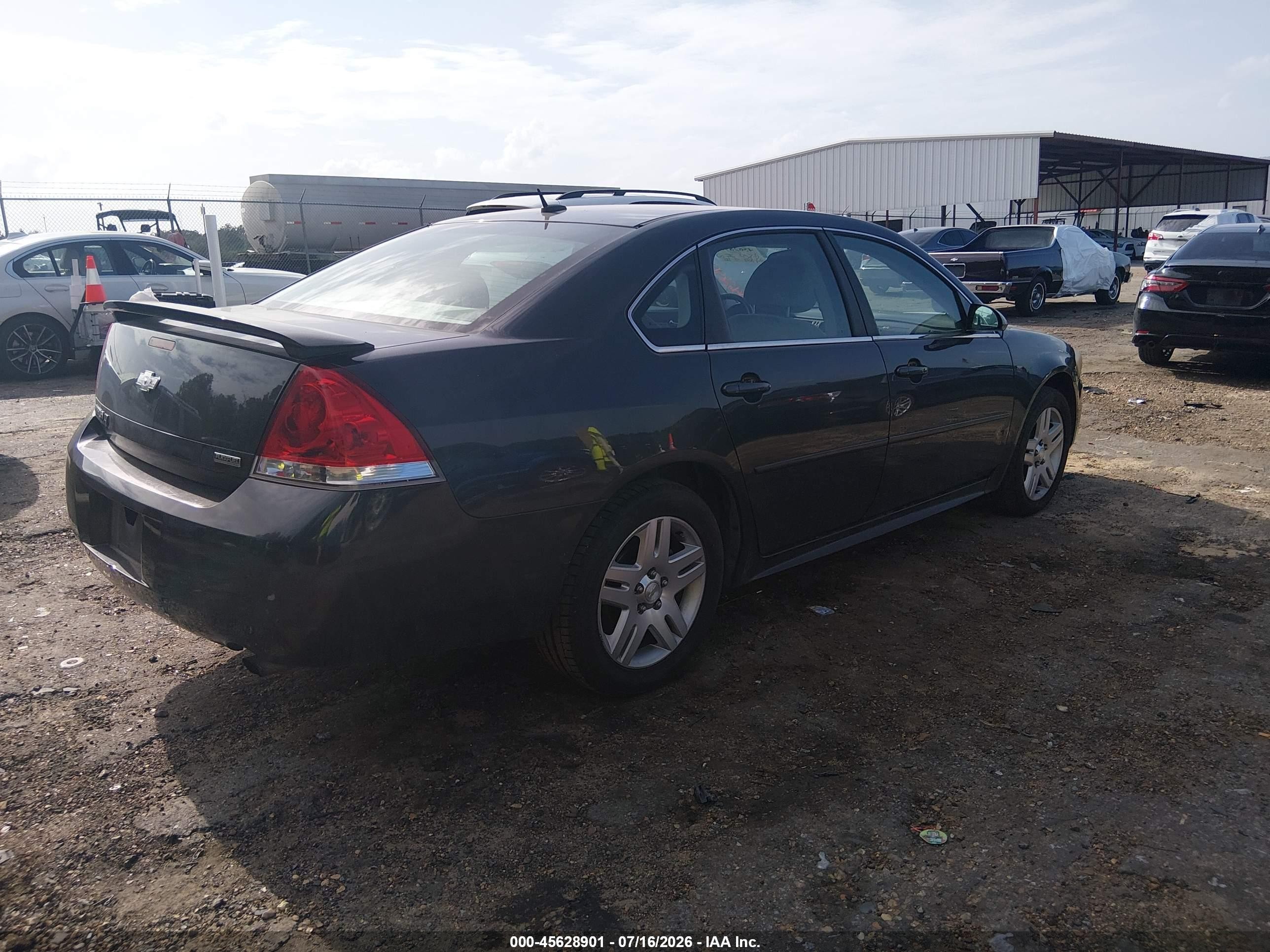 2013 Chevrolet Impala Lt Gray vin: 2G1WB5E3XD1141035
