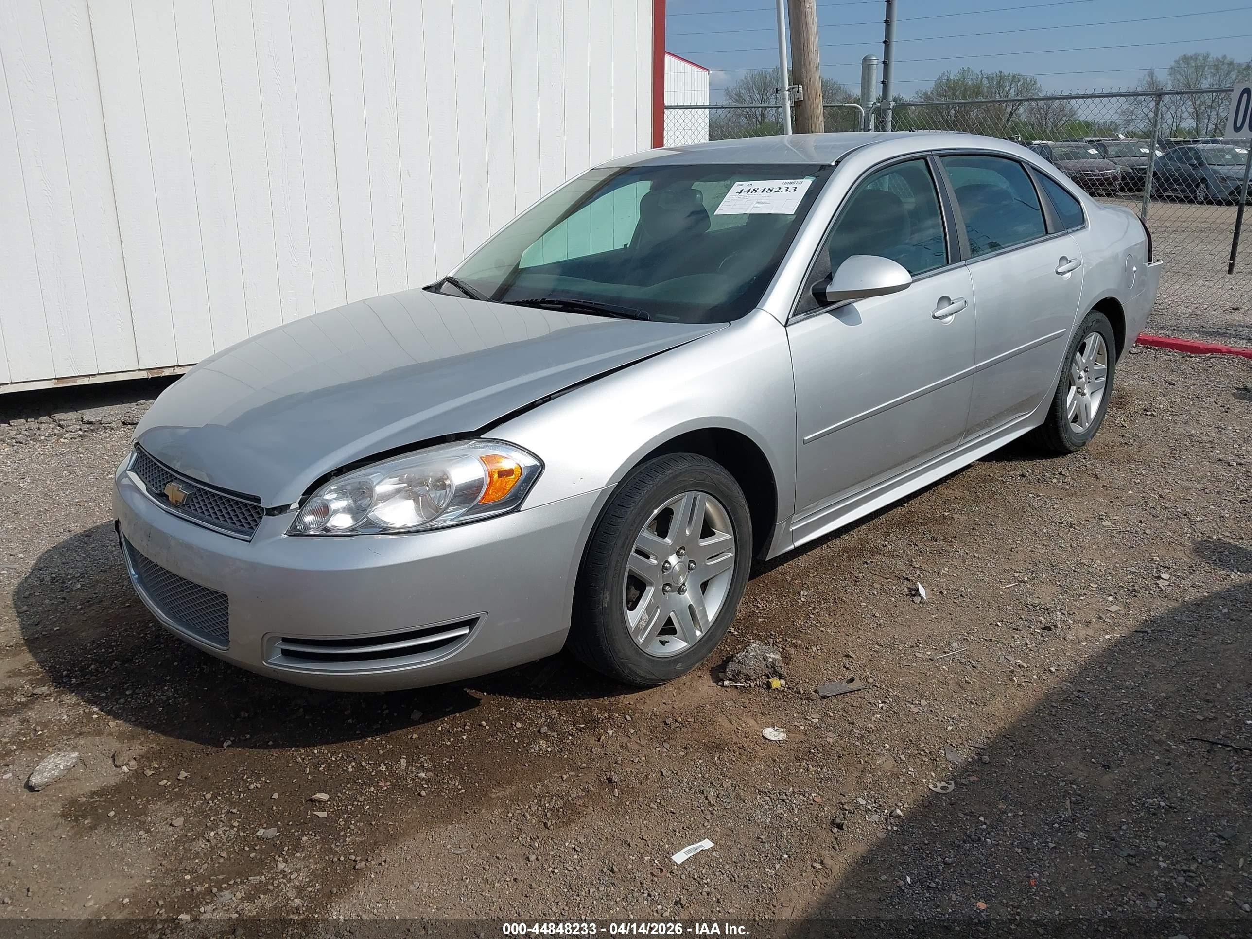 2013 Chevrolet Impala Lt Silver vin: 2G1WB5E3XD1173760