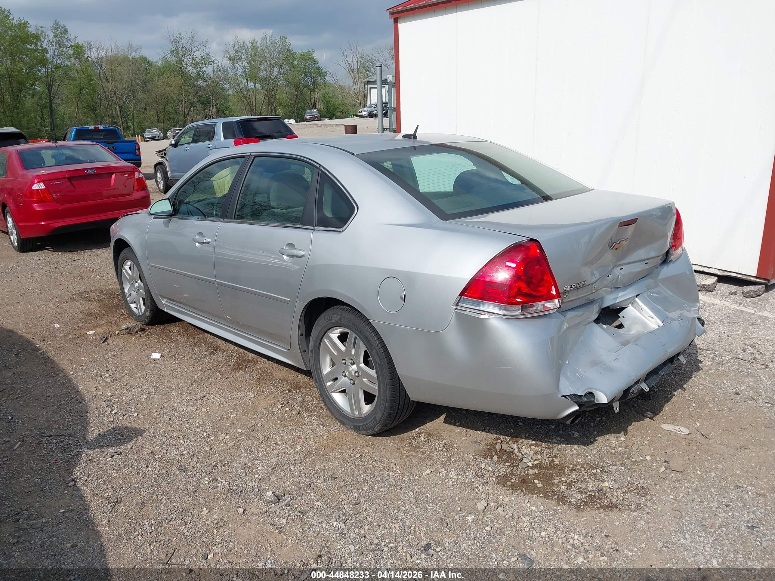 2013 Chevrolet Impala Lt Silver vin: 2G1WB5E3XD1173760