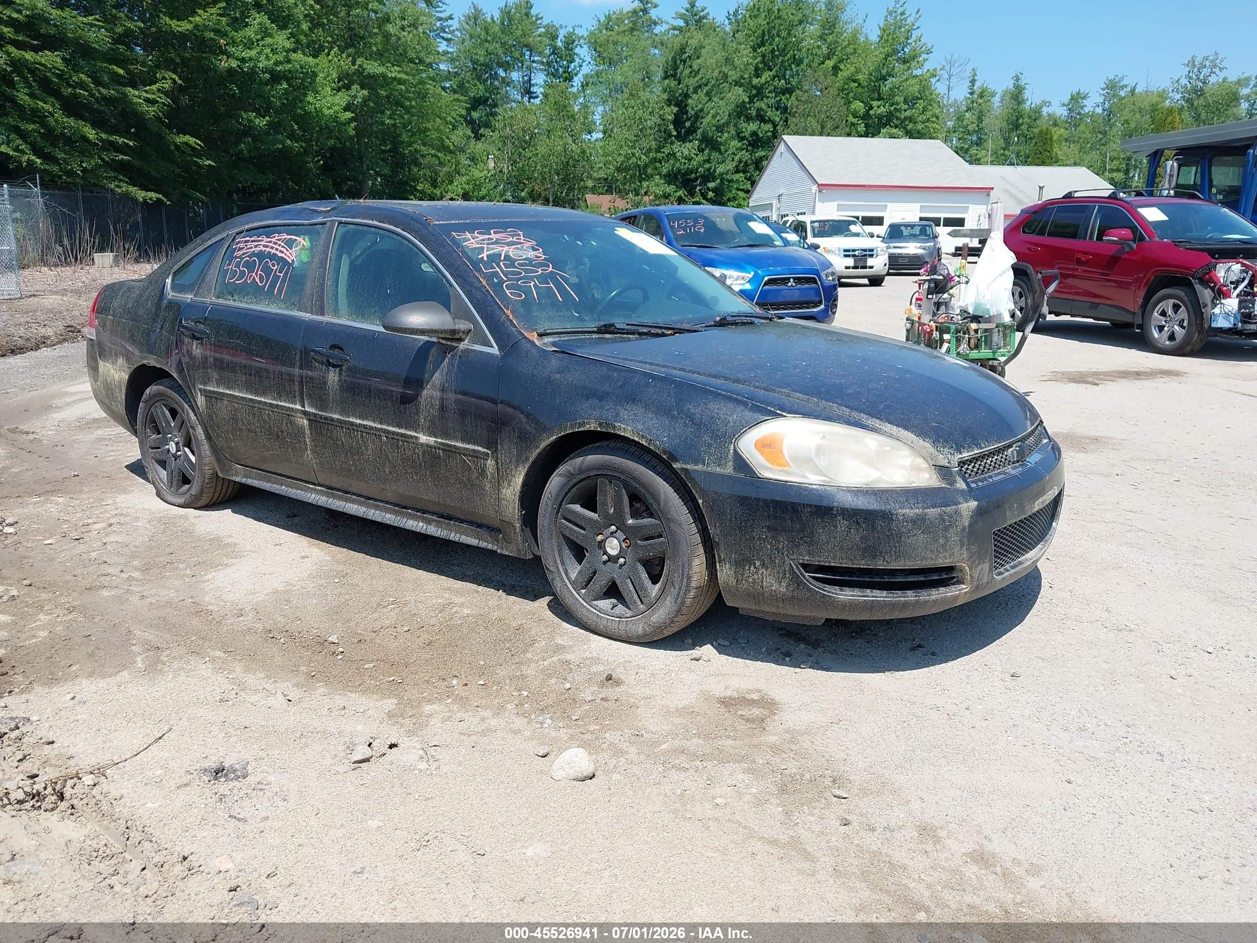 2014 Chevrolet Impala Limited Lt Black vin: 2G1WB5E3XE1116640