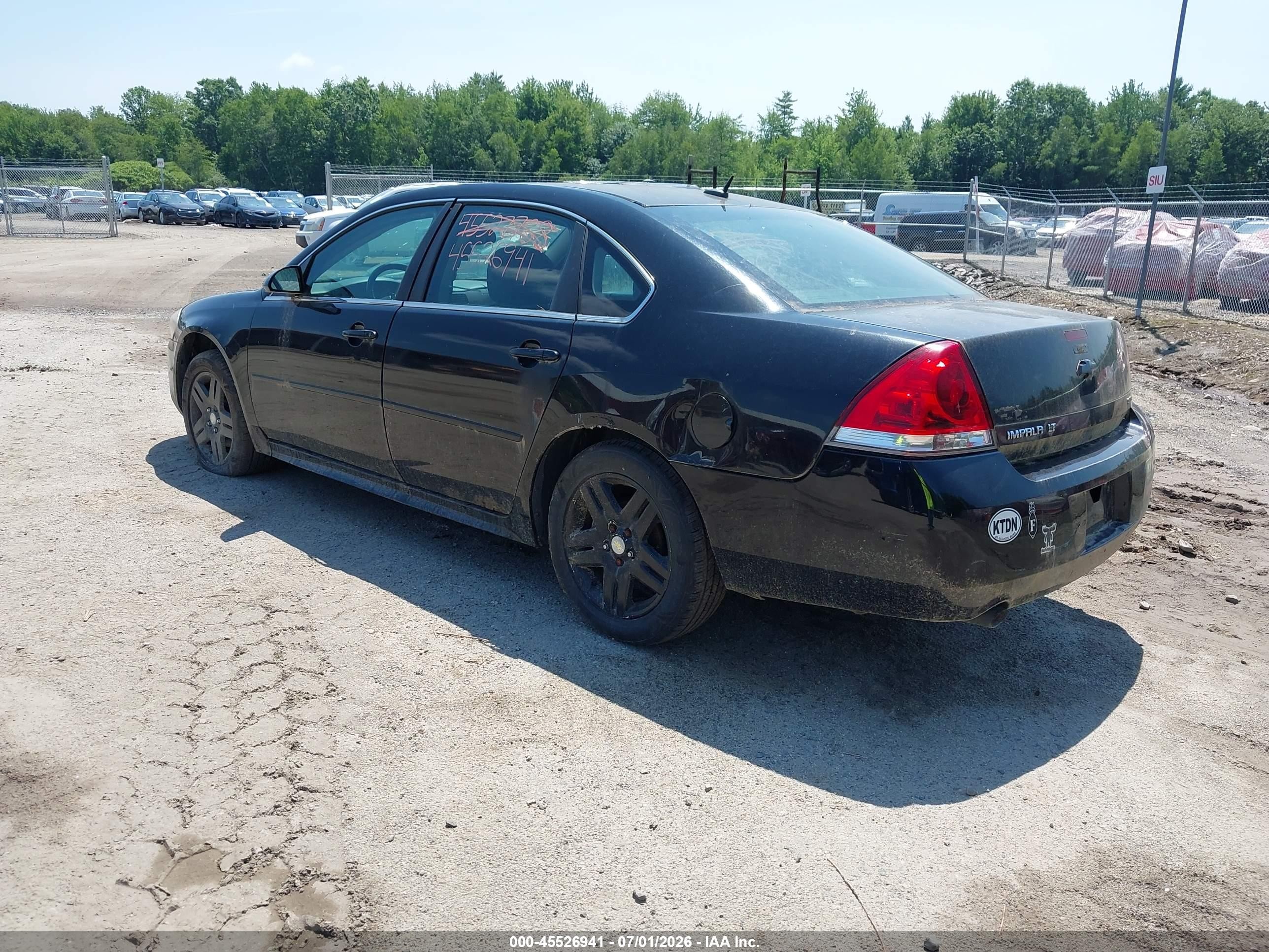 2014 Chevrolet Impala Limited Lt Black vin: 2G1WB5E3XE1116640