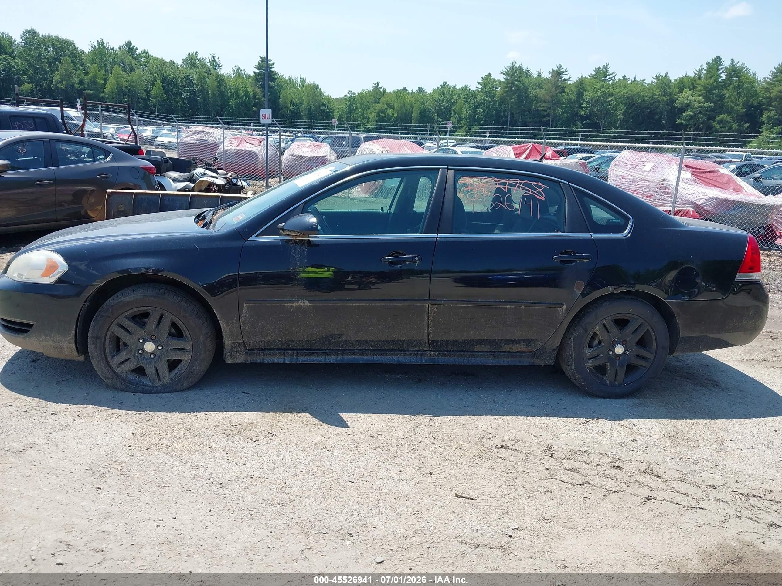 2014 Chevrolet Impala Limited Lt Black vin: 2G1WB5E3XE1116640