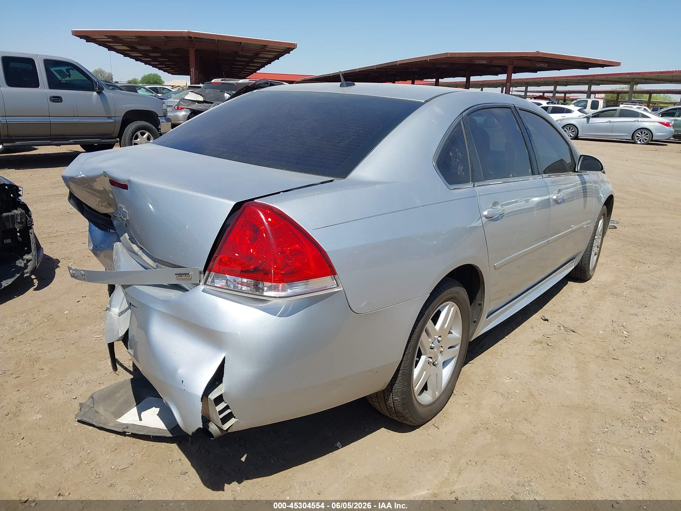 2014 Chevrolet Impala Limited Lt Silver vin: 2G1WB5E3XE1158550