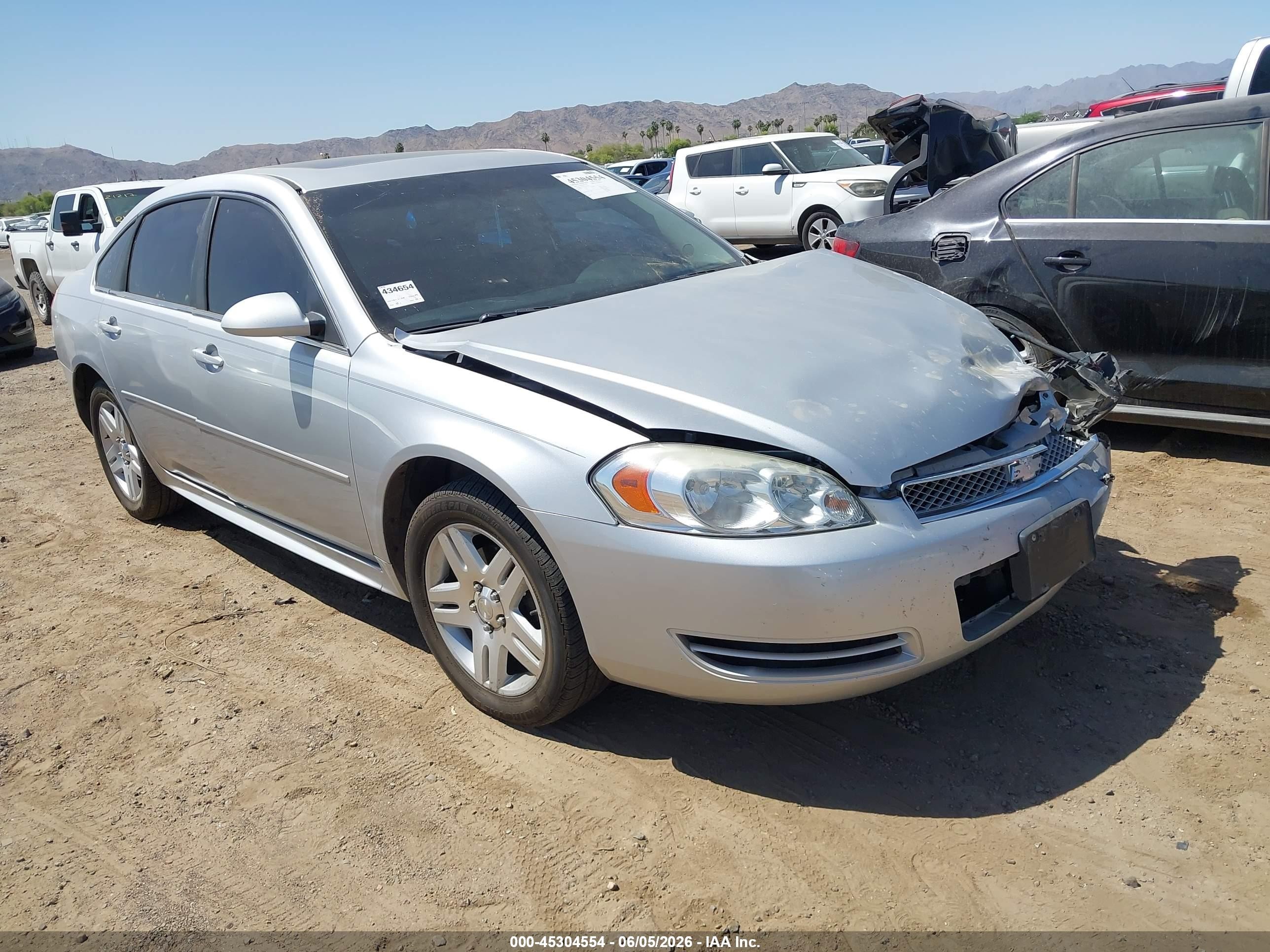 2014 Chevrolet Impala Limited Lt Silver vin: 2G1WB5E3XE1158550
