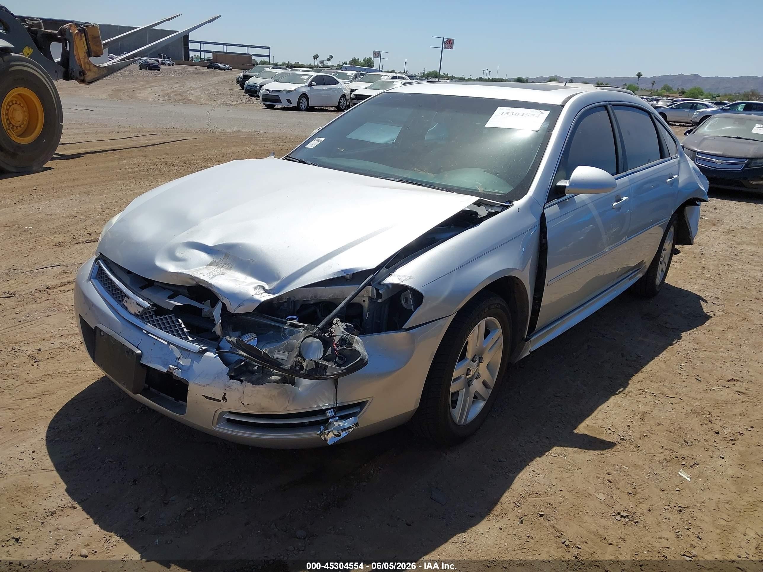 2014 Chevrolet Impala Limited Lt Silver vin: 2G1WB5E3XE1158550