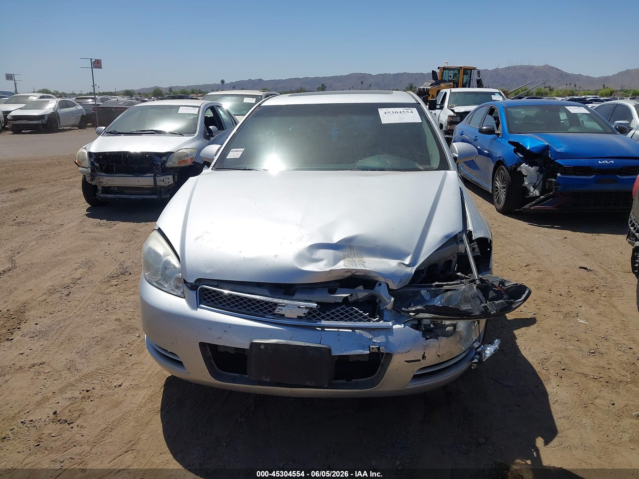 2014 Chevrolet Impala Limited Lt Silver vin: 2G1WB5E3XE1158550