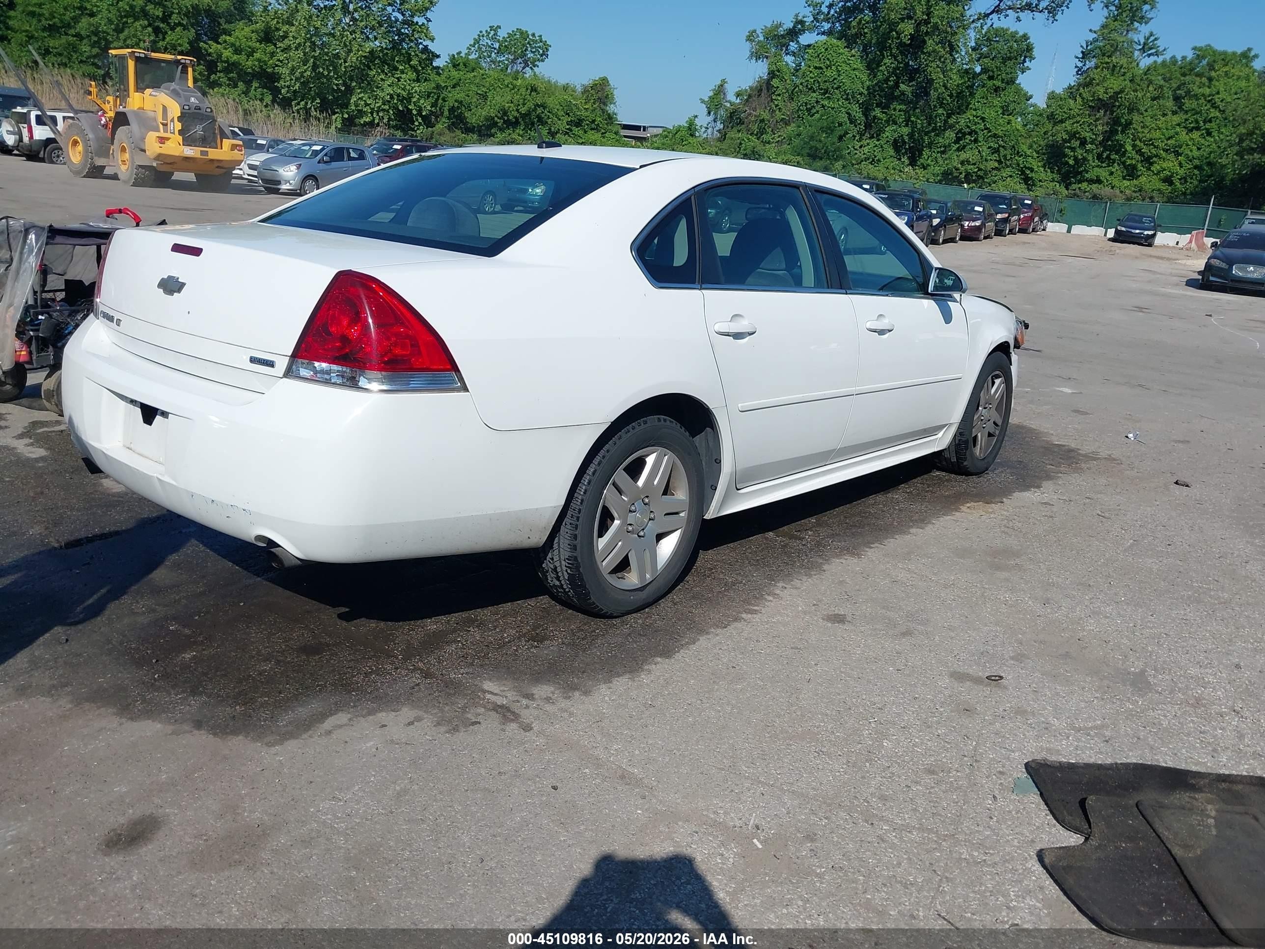 2014 Chevrolet Impala Limited Lt Белый vin: 2G1WB5E3XE1189880